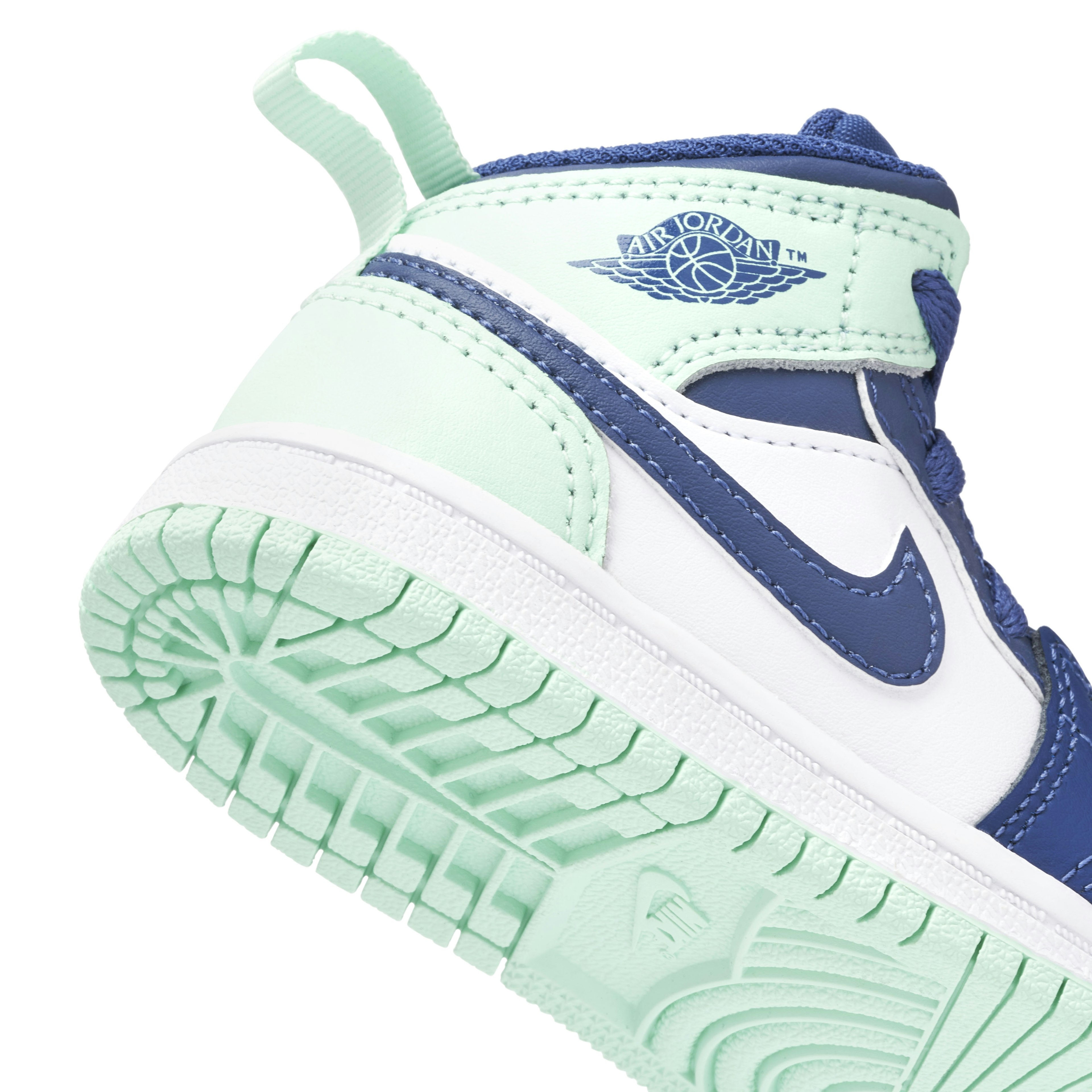 Air Jordan 1 Mid Blue Mint TD