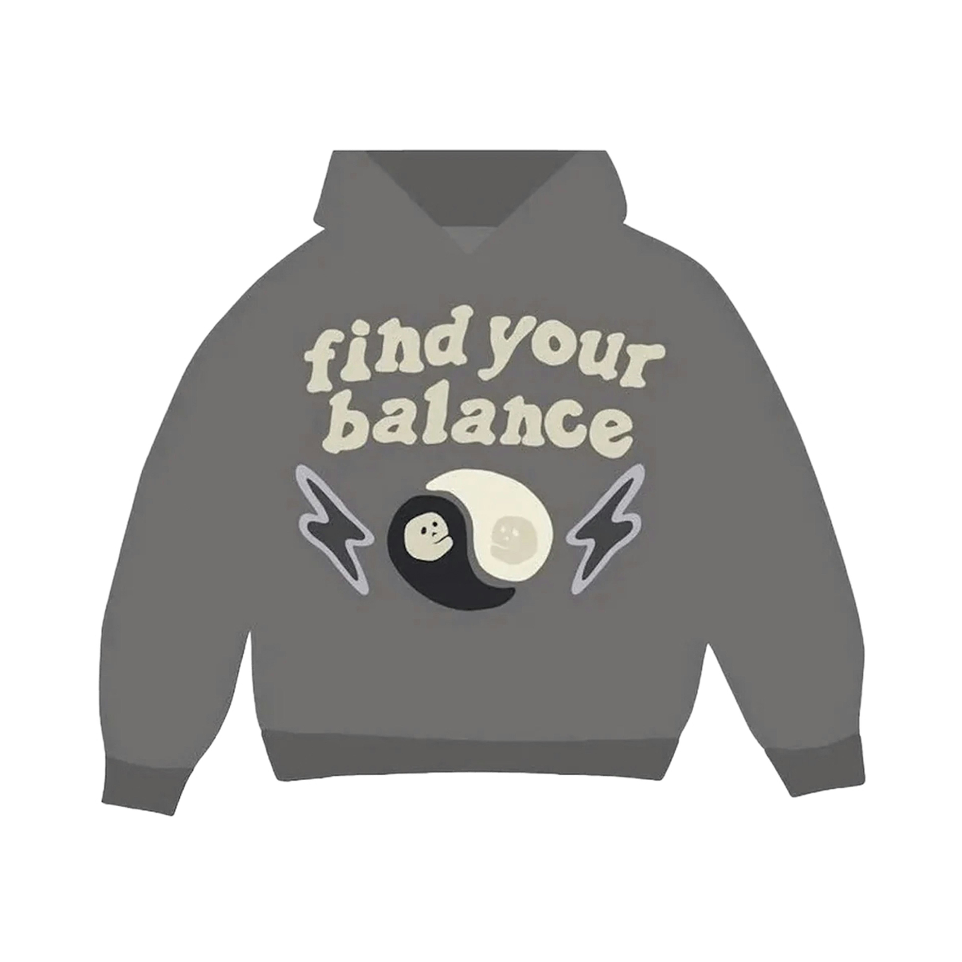 Broken Planet Find Your Balance Hoodie Ash Grey