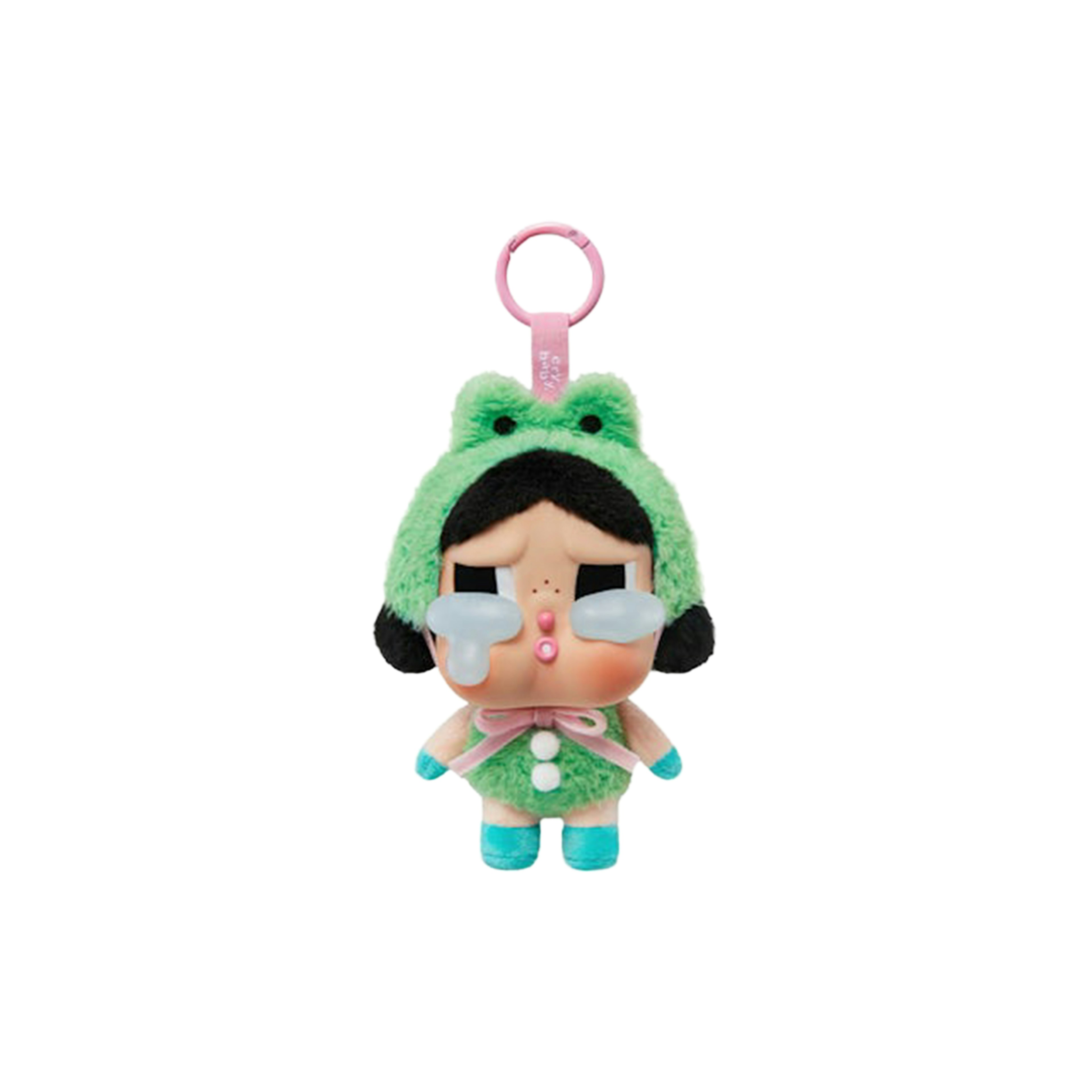 Pop Mart CryBaby Crying Again Series What A Frog Vinyl Face Plush