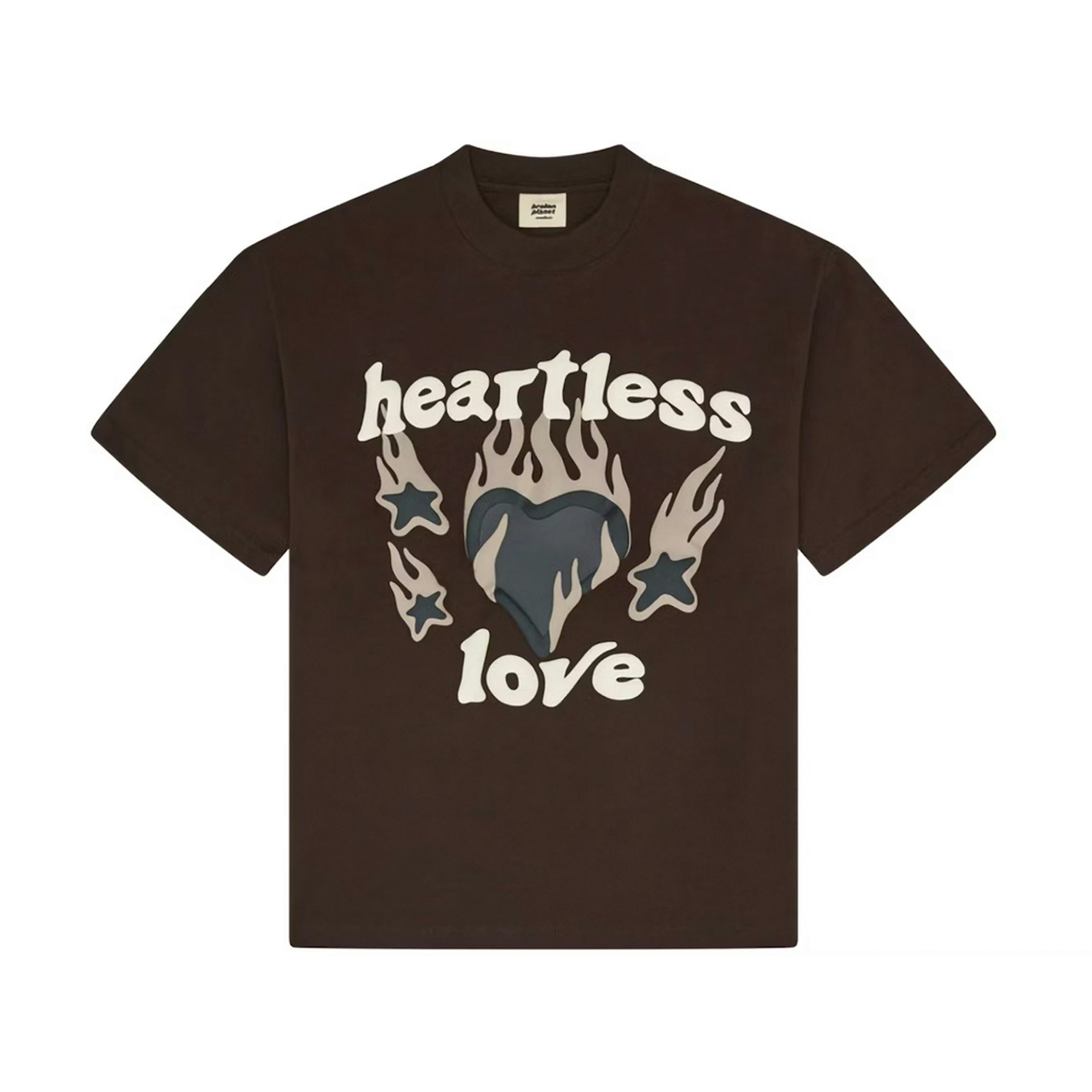 Broken Planet Heartless Love T-shirt Mocha Brown