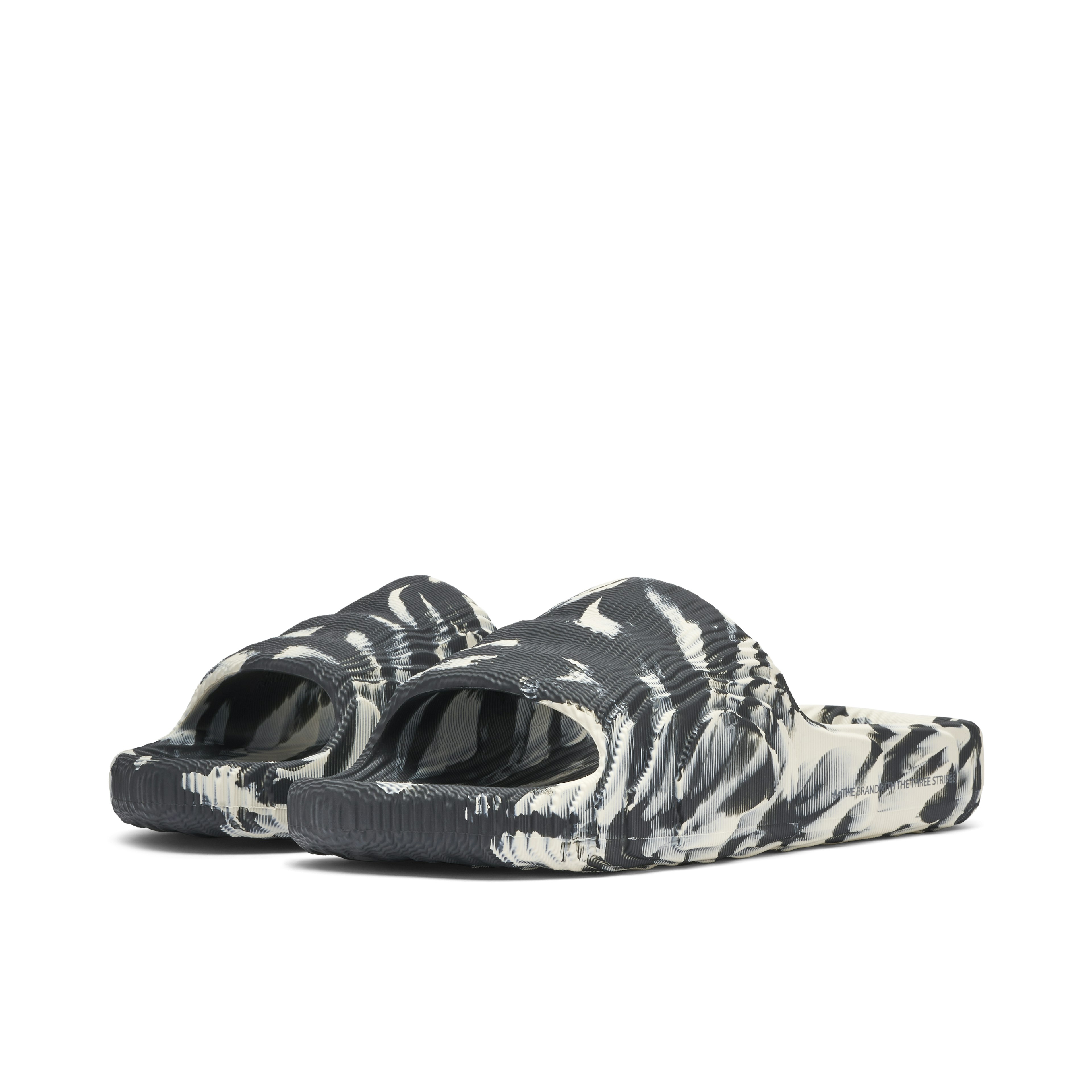 adidas Adilette 22 Slides Carbon Aluminium