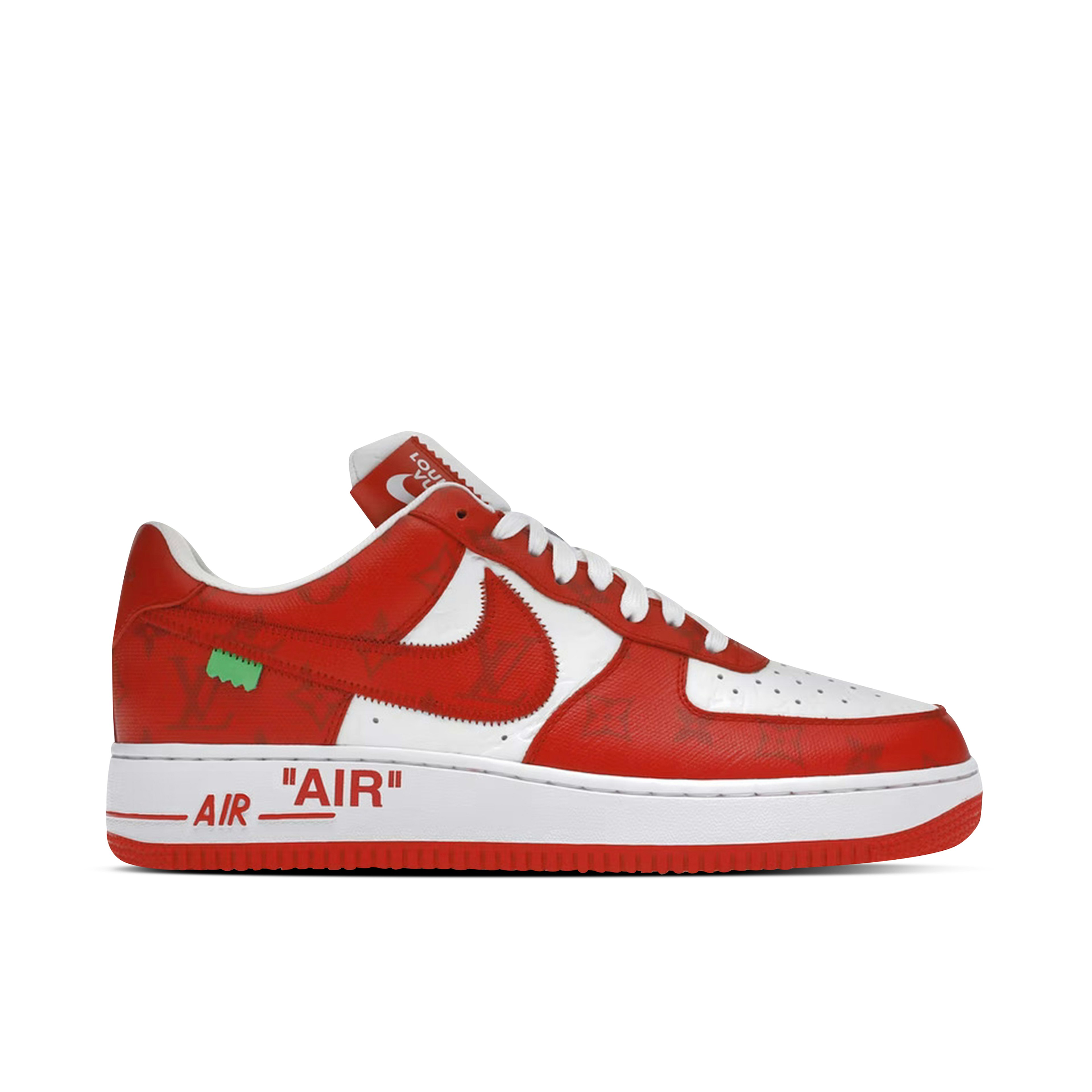 nike Women Air Force 1 Low x Louis Vuitton By Virgil Abloh White Red