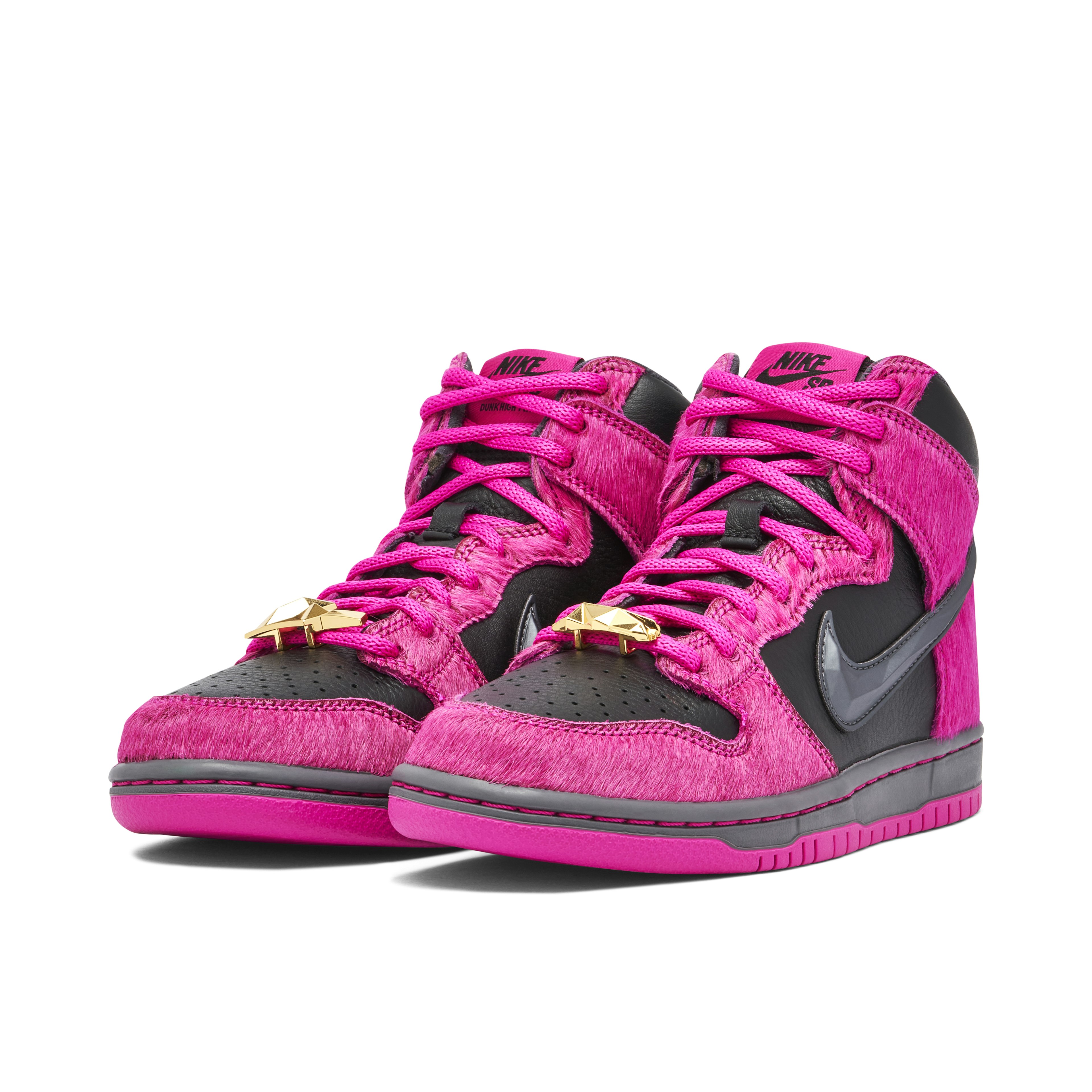 Nike SB Dunk High x Run The Jewels Pink Black