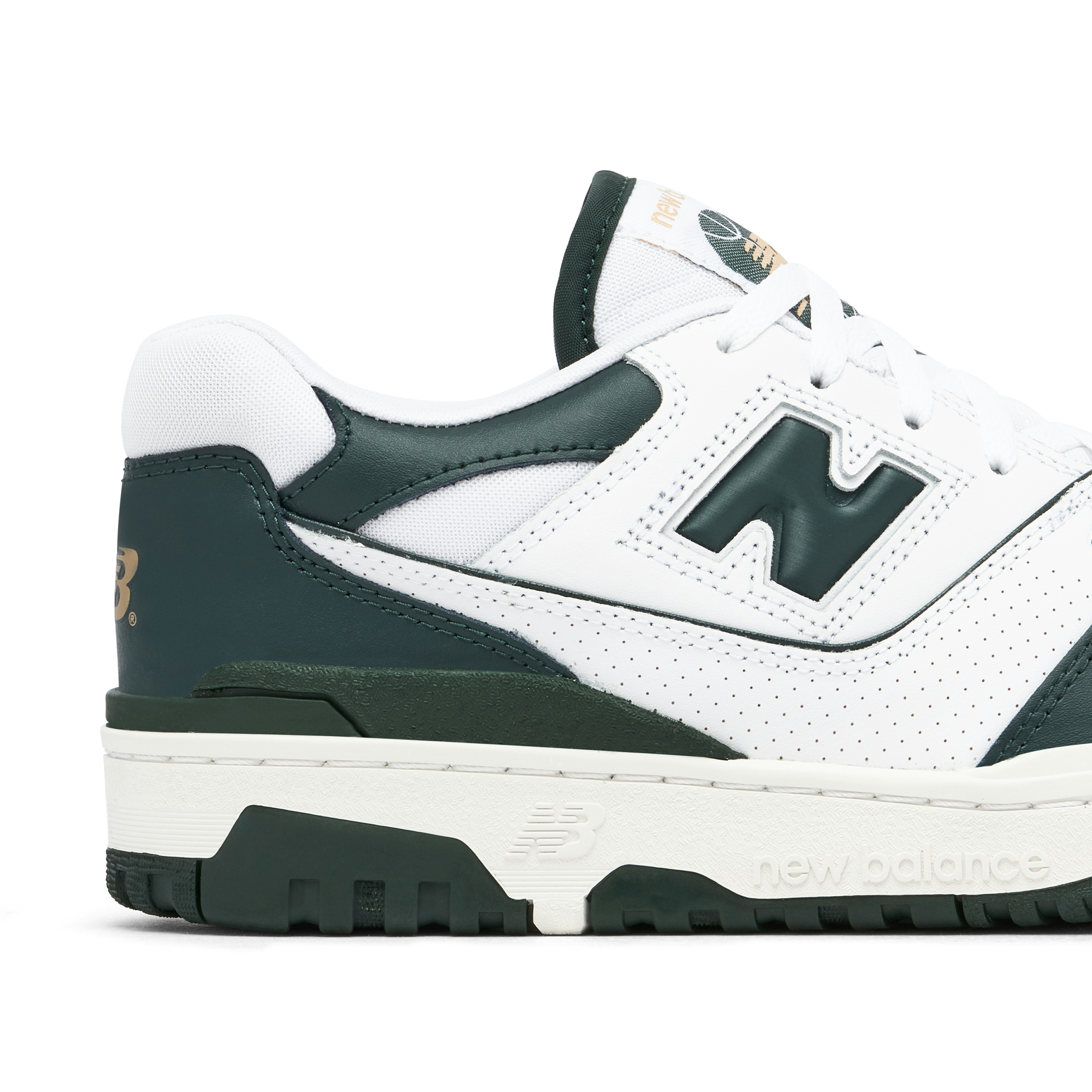 New Balance 550 White Dark Green