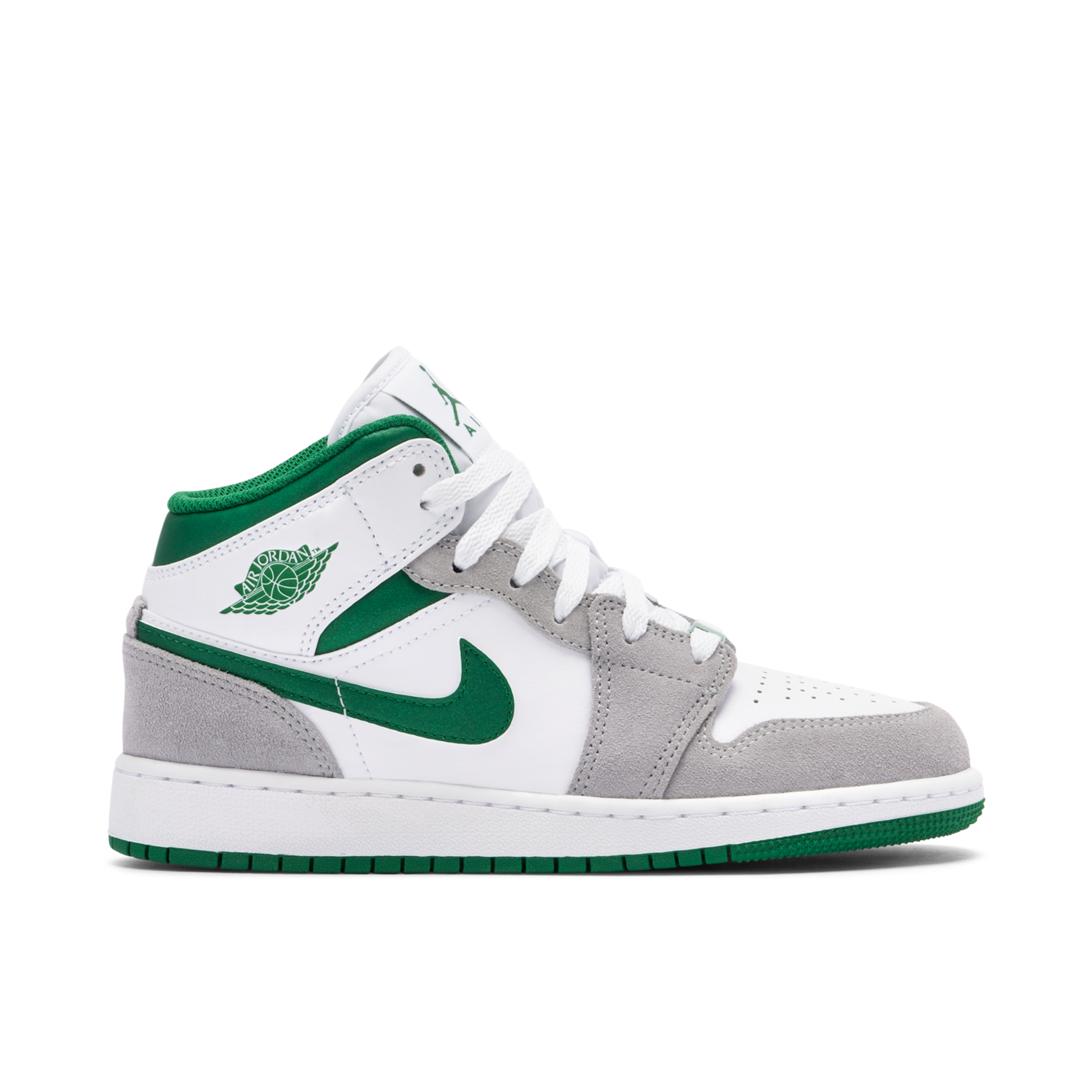 nike wmns air jordan 1 mid se multi patent Grey Green GS