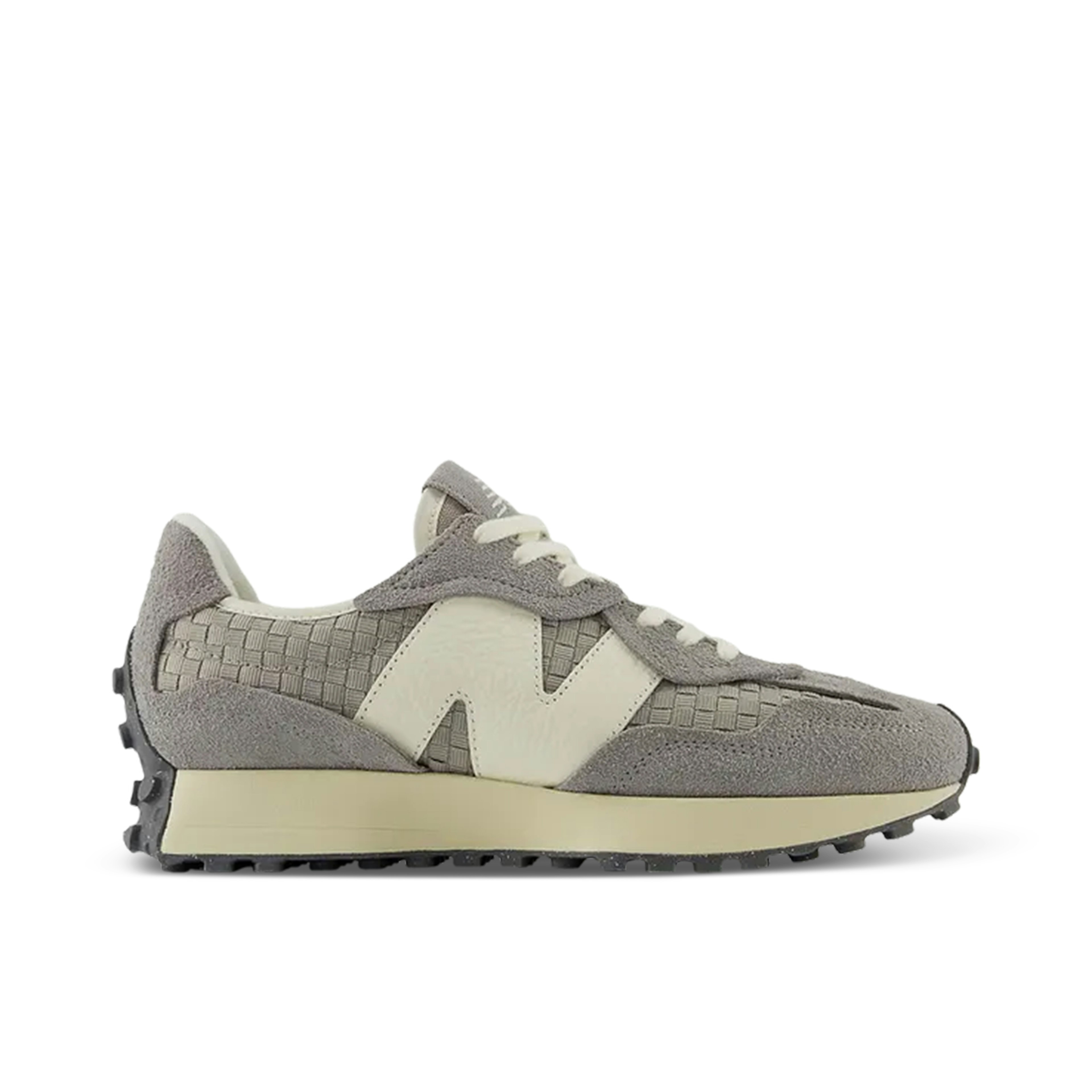 New Balance 327 Woven Cement Grey Light Mushroom