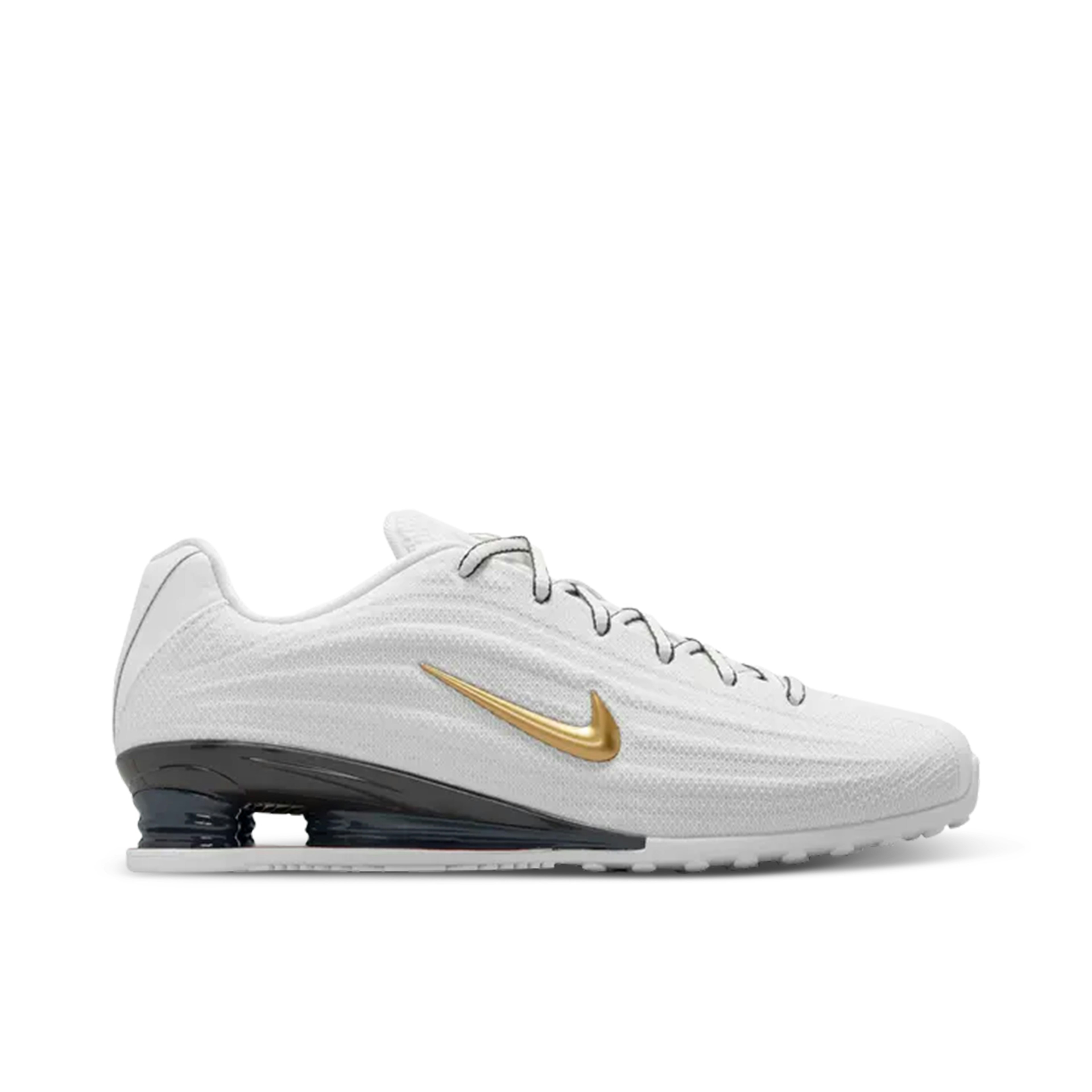 Nike Shox Z White Metallic Gold Womens