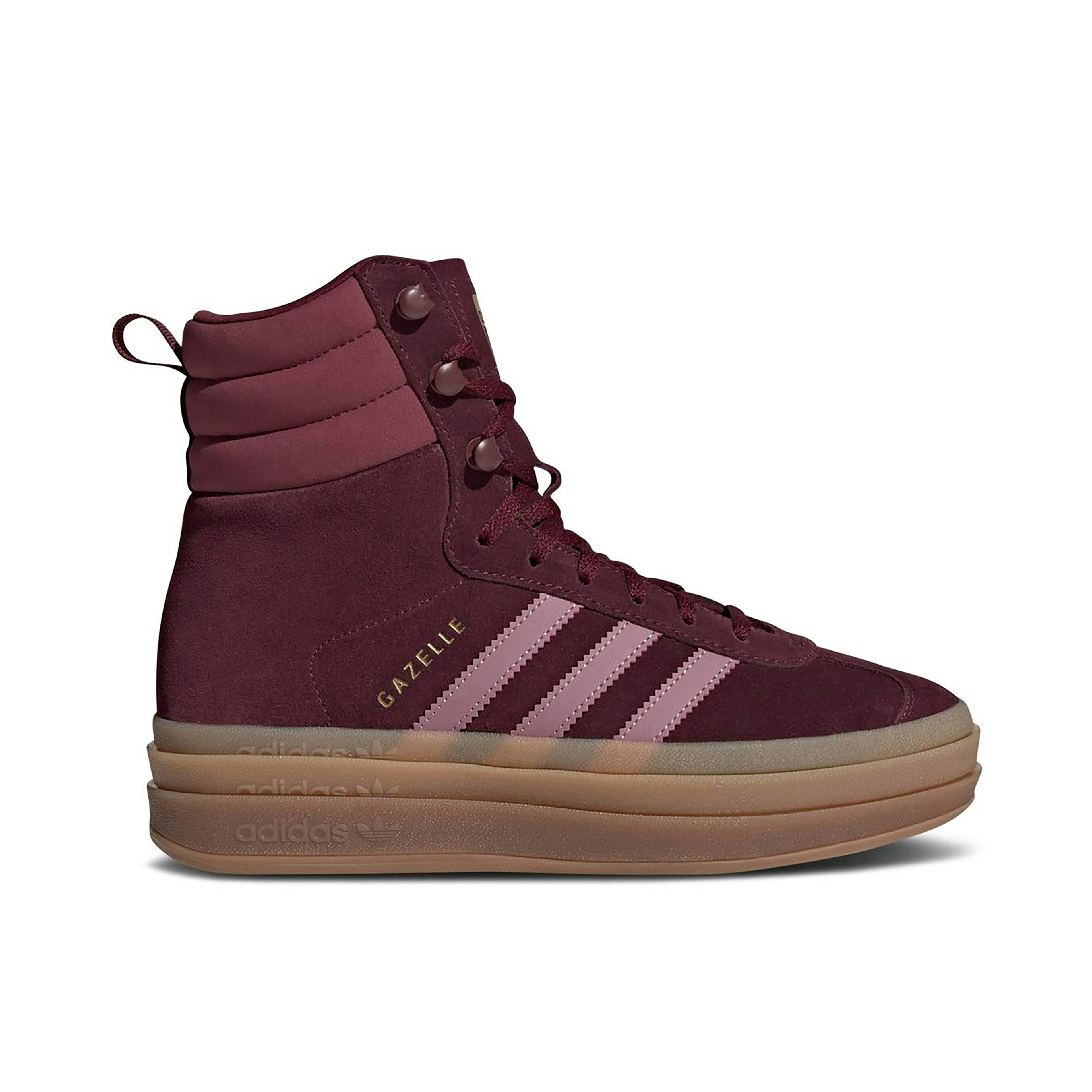 Adidas Gazelle Boot Maroon Gum Womens