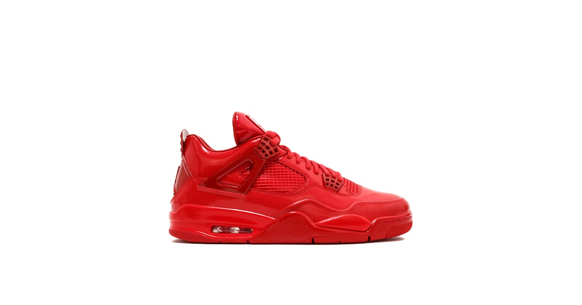 Air Jordan Retro 11Lab4 Red 719864-600 Laced - Main Image