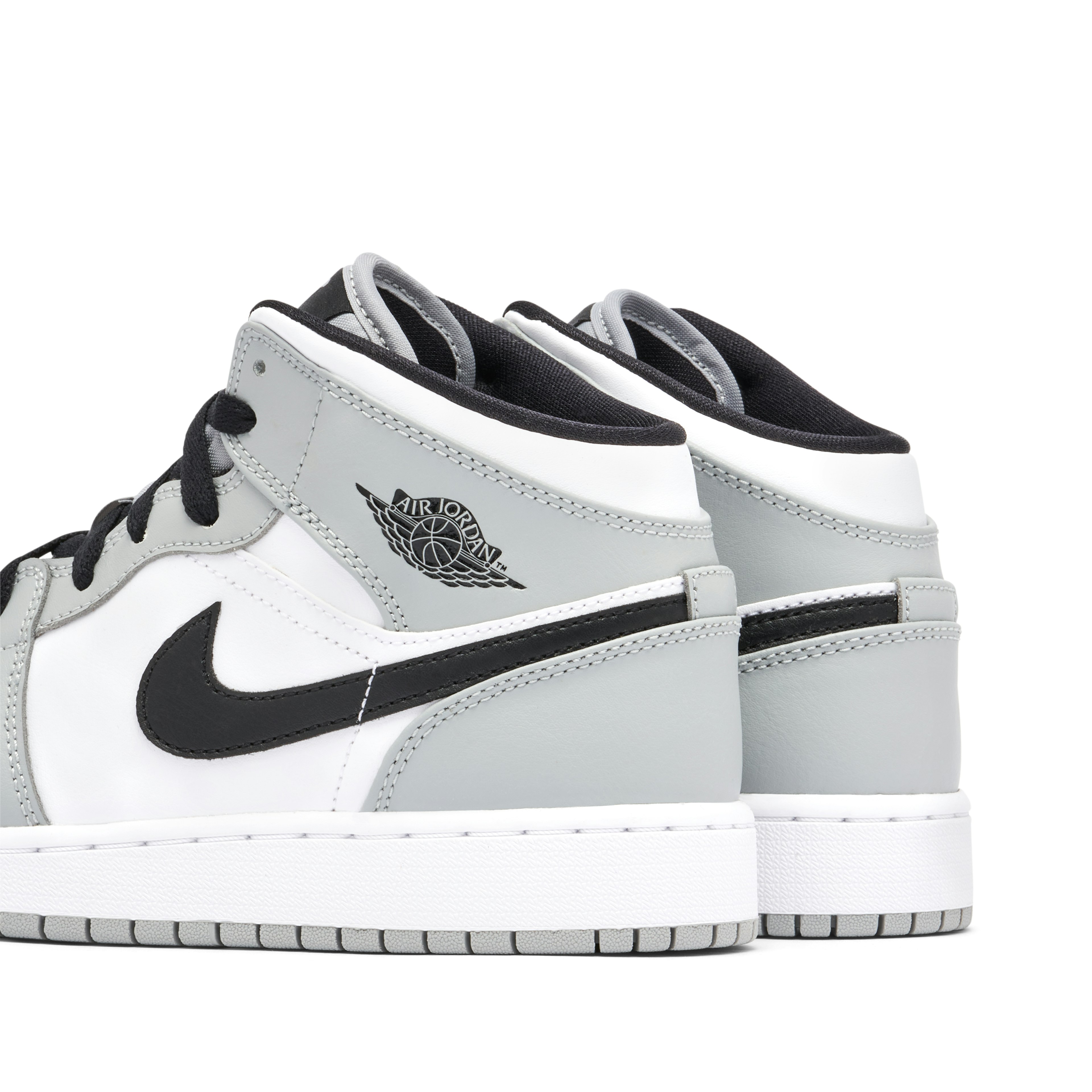 Air Jordan 1 Mid GS Light Smoke Grey
