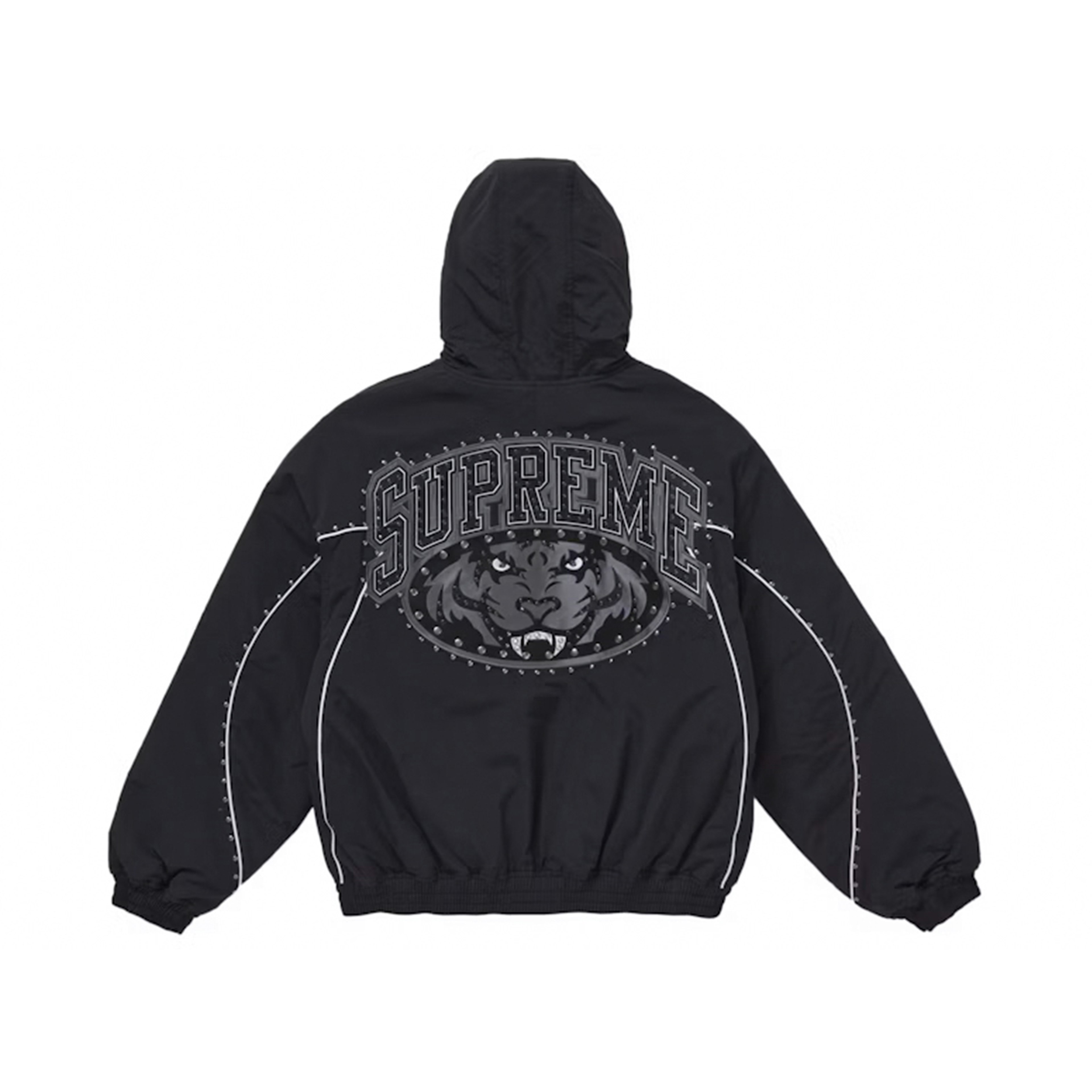 Supreme Studded Stadium Jacket Black