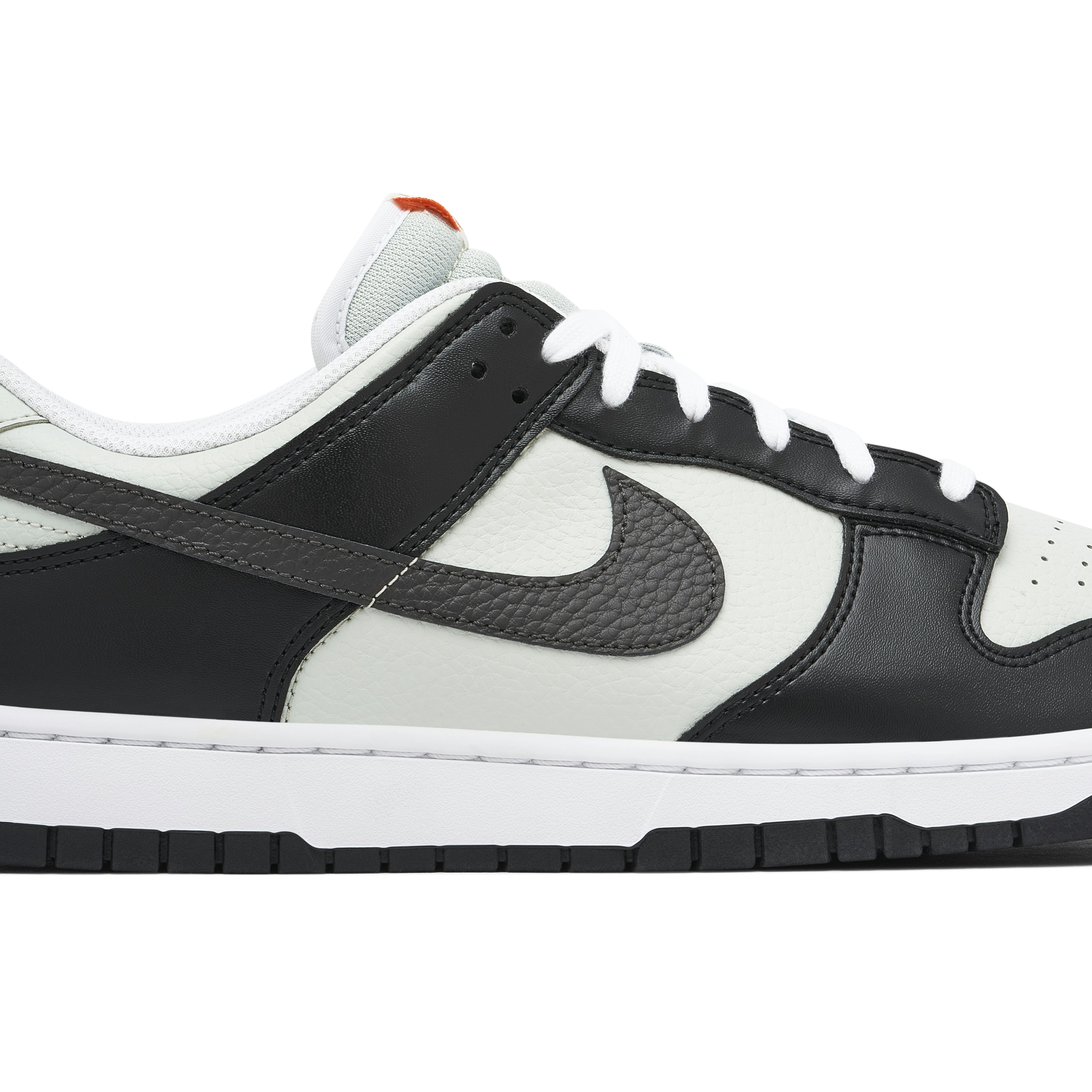 Nike Dunk Low Mini Swoosh Black Grey Orange