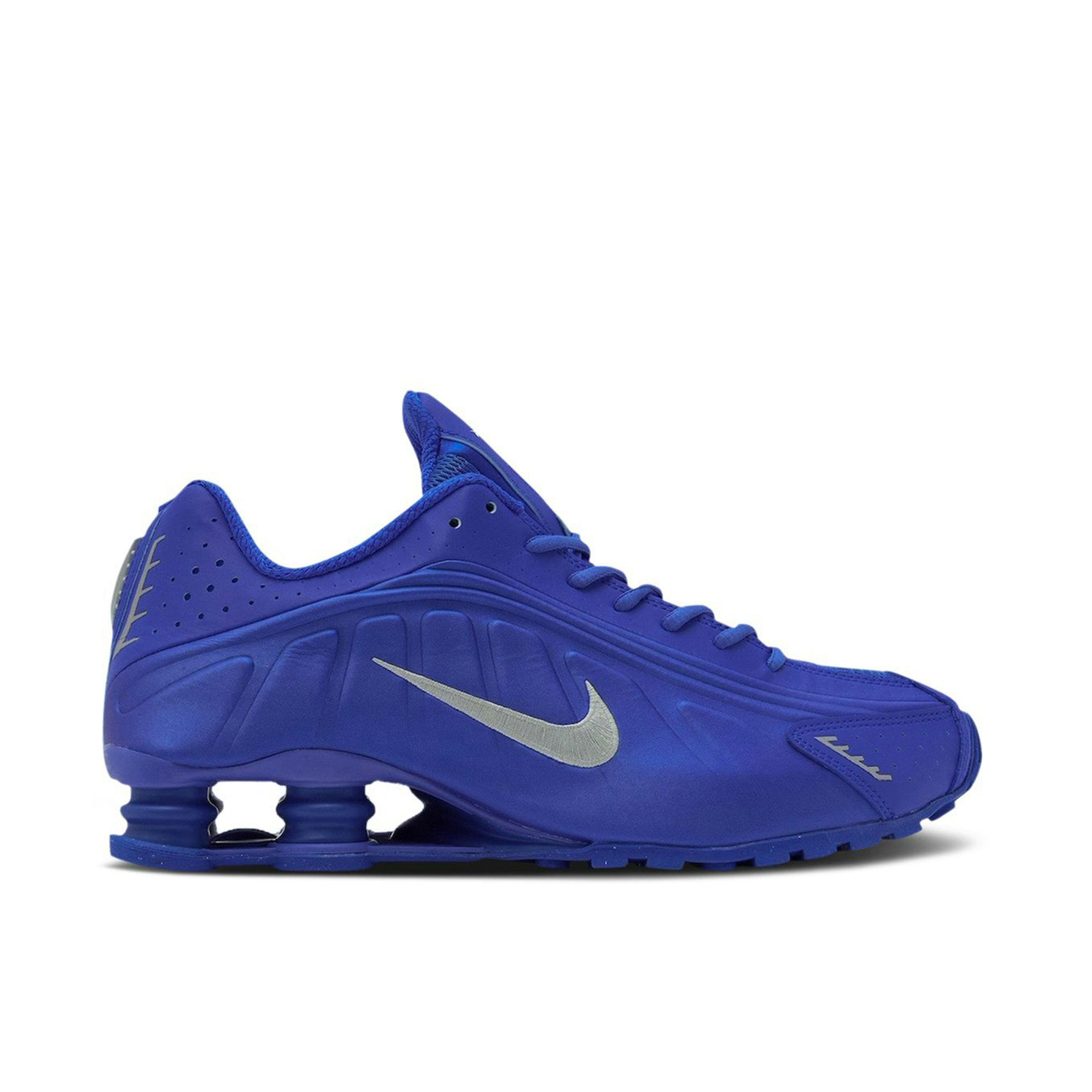 Nike Shox R4 Racer Blue Metallic Silver Womens