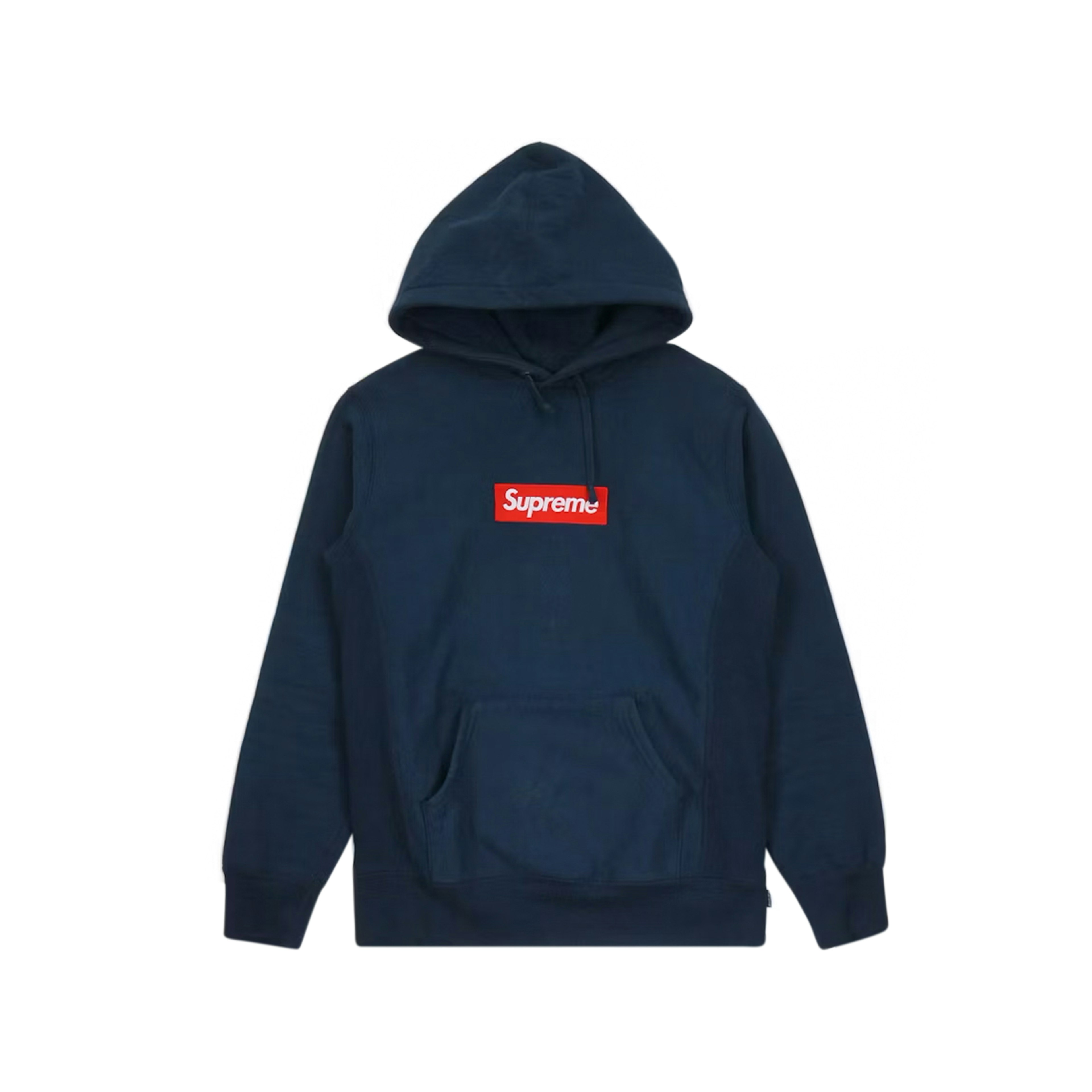 Supreme Box Logo Hooded Sweatshirt Navy