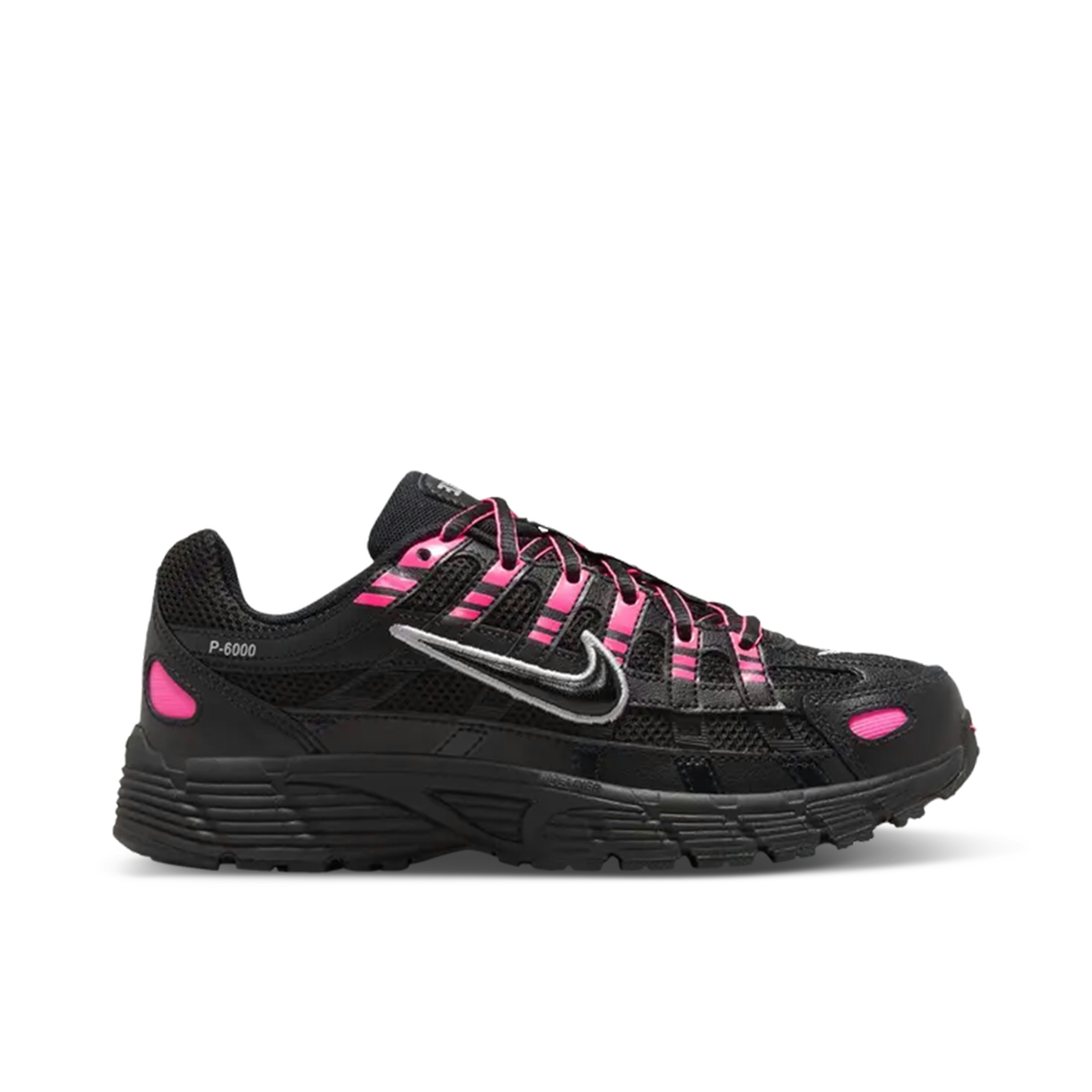 Nike P-6000 Pink Blast Metallic Silver Black GS