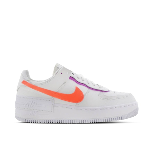 Nike Air Force Shadow White Mango Red Plum DH3859-100 Laced