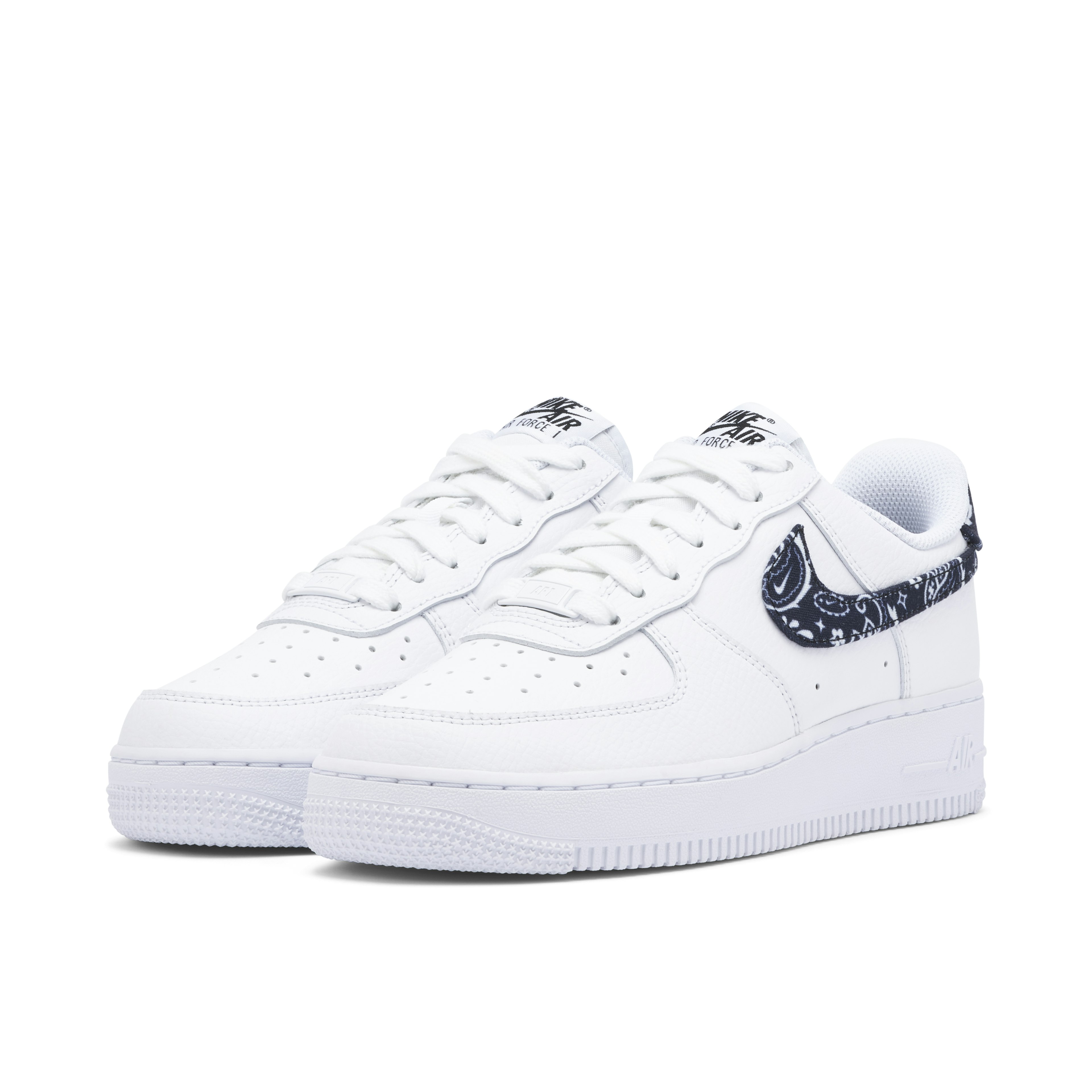 Nike Air Force 1 Low 07 White Black Paisley für Damen