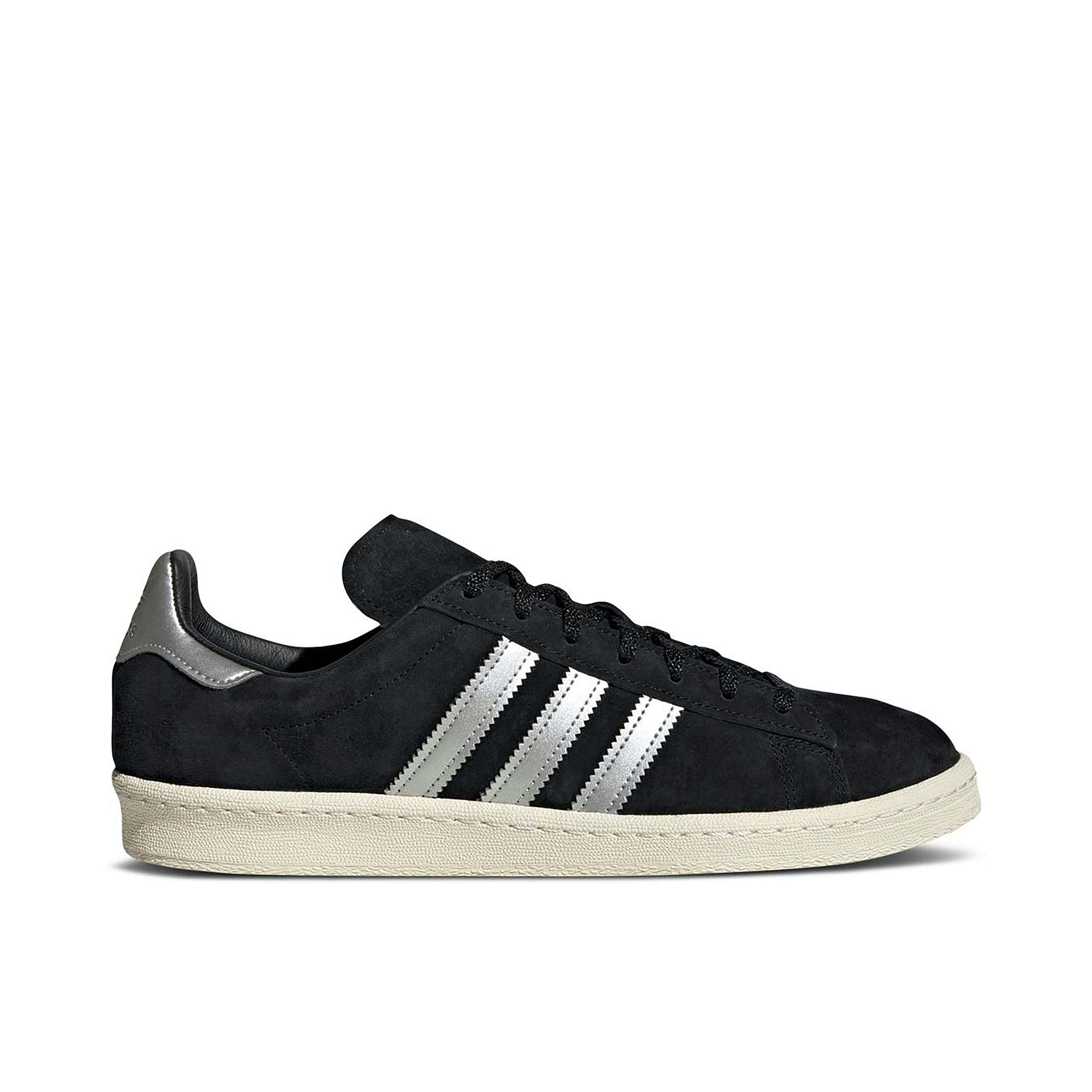 Adidas Campus Black Metallic Silver