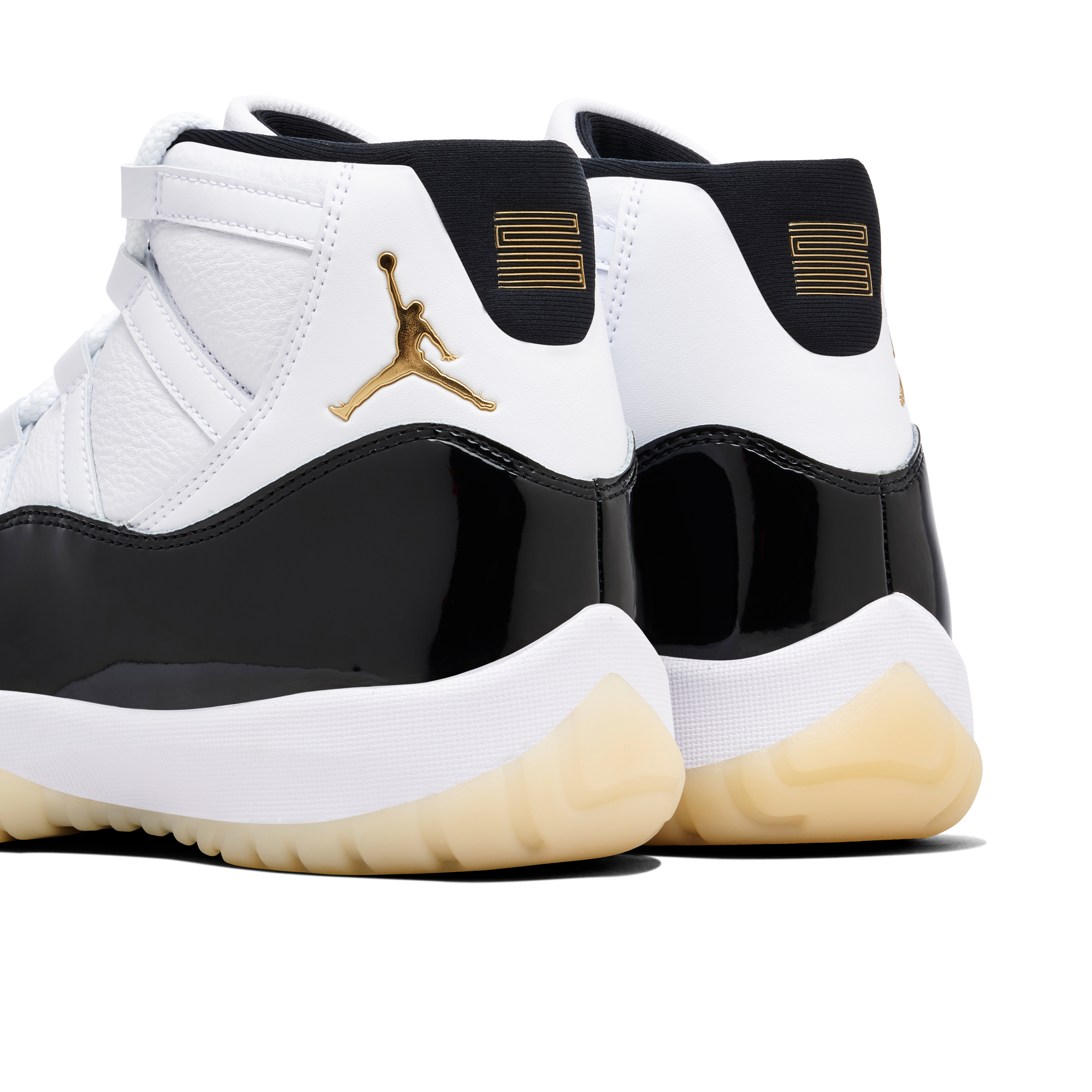 Jordan Air 11 Retro Premium GS Black Metallic Gold-White Size offers 6