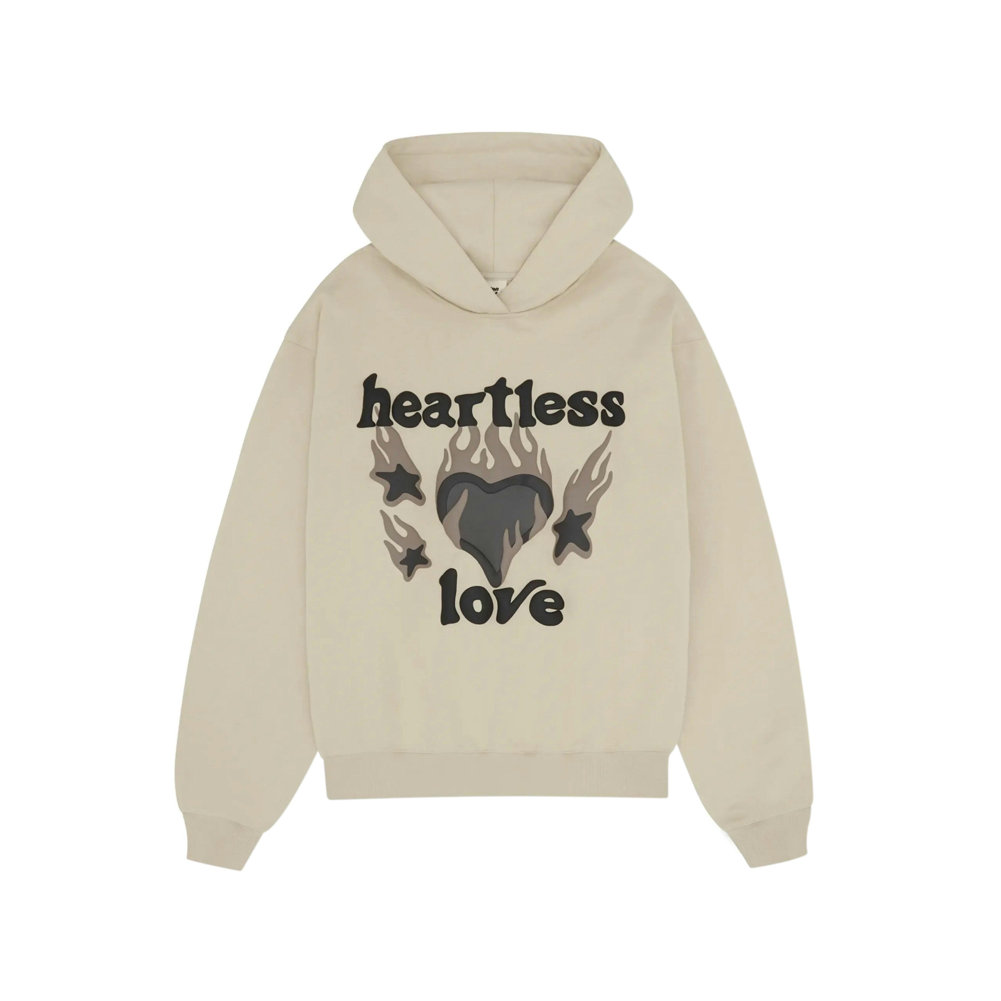 Broken Planet Heartless Love Hoodie Bone White