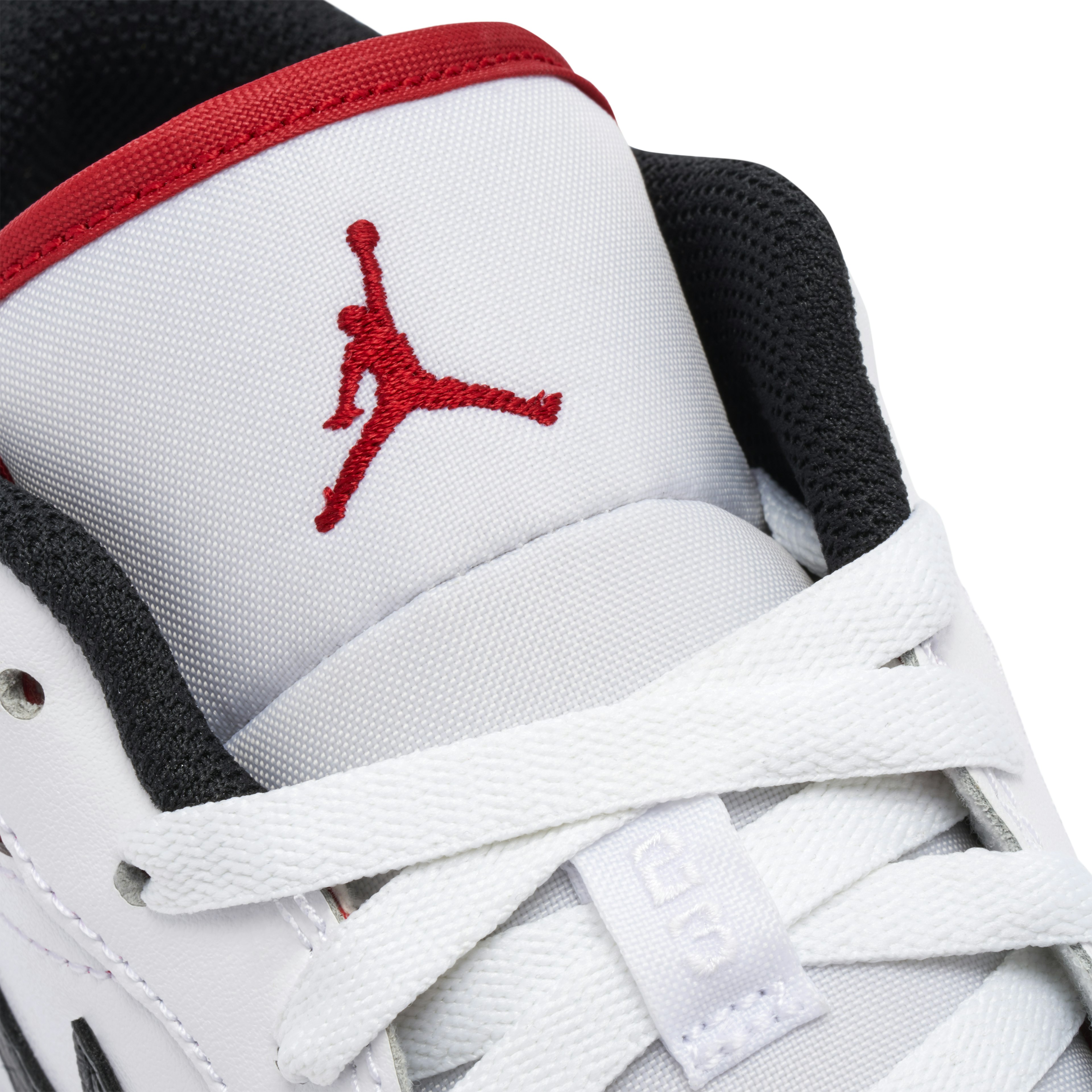 Air Jordan 1 Low White Gym Red GS