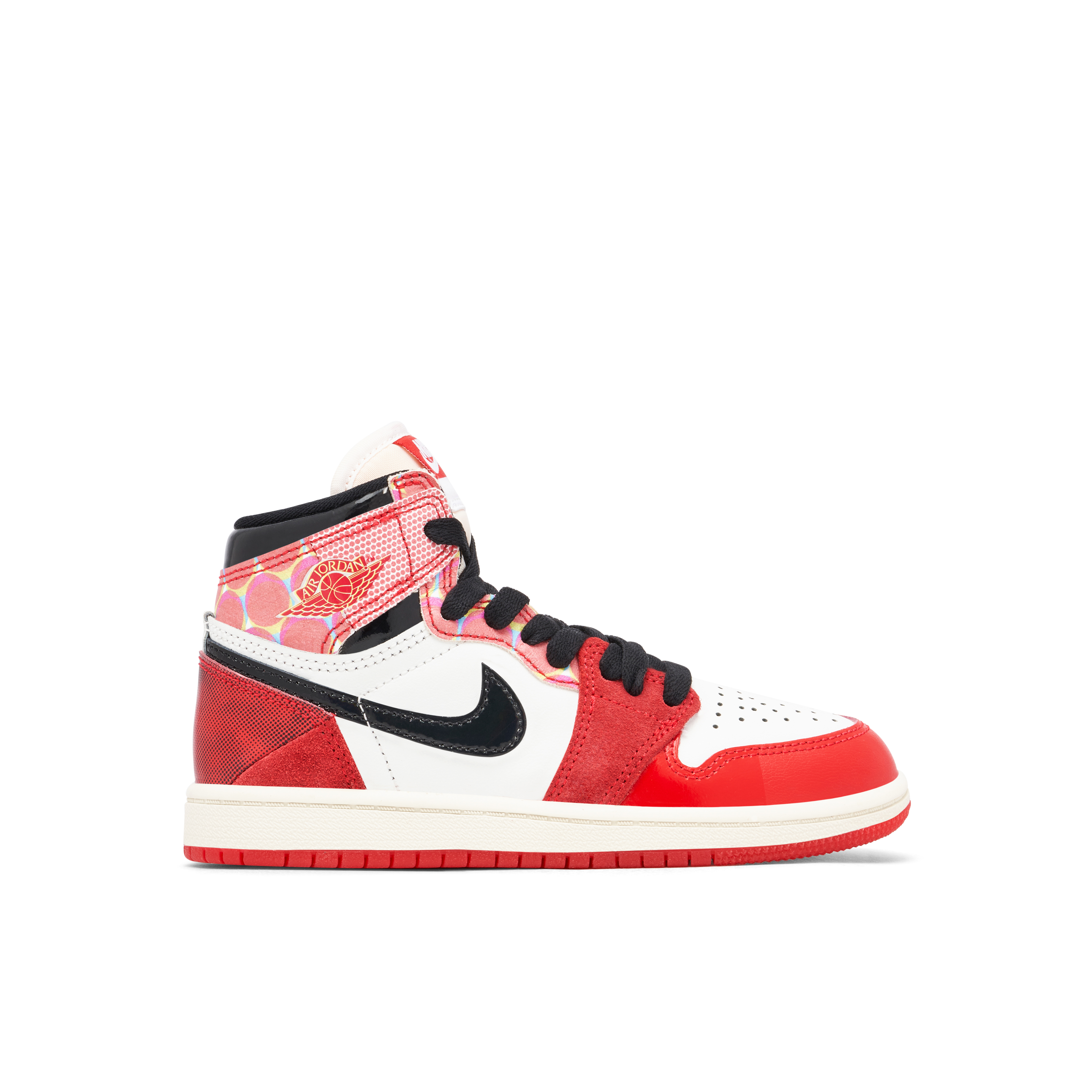 Air Jordan 1 High x Spider-Man Across the Spider-verse Red Black GS | DV1753 -601 | Laced