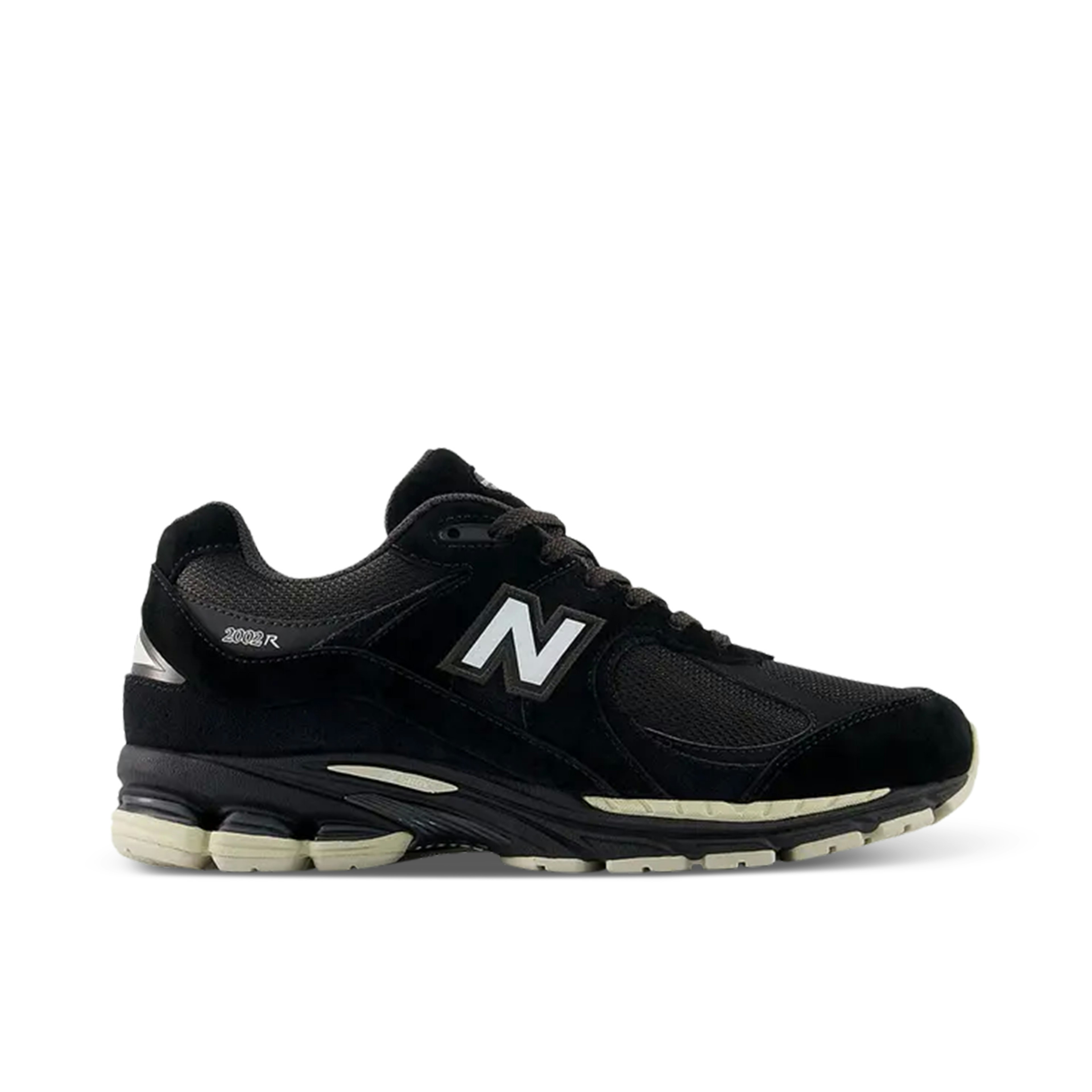 New Balance 2002R Black Timber Wolf White