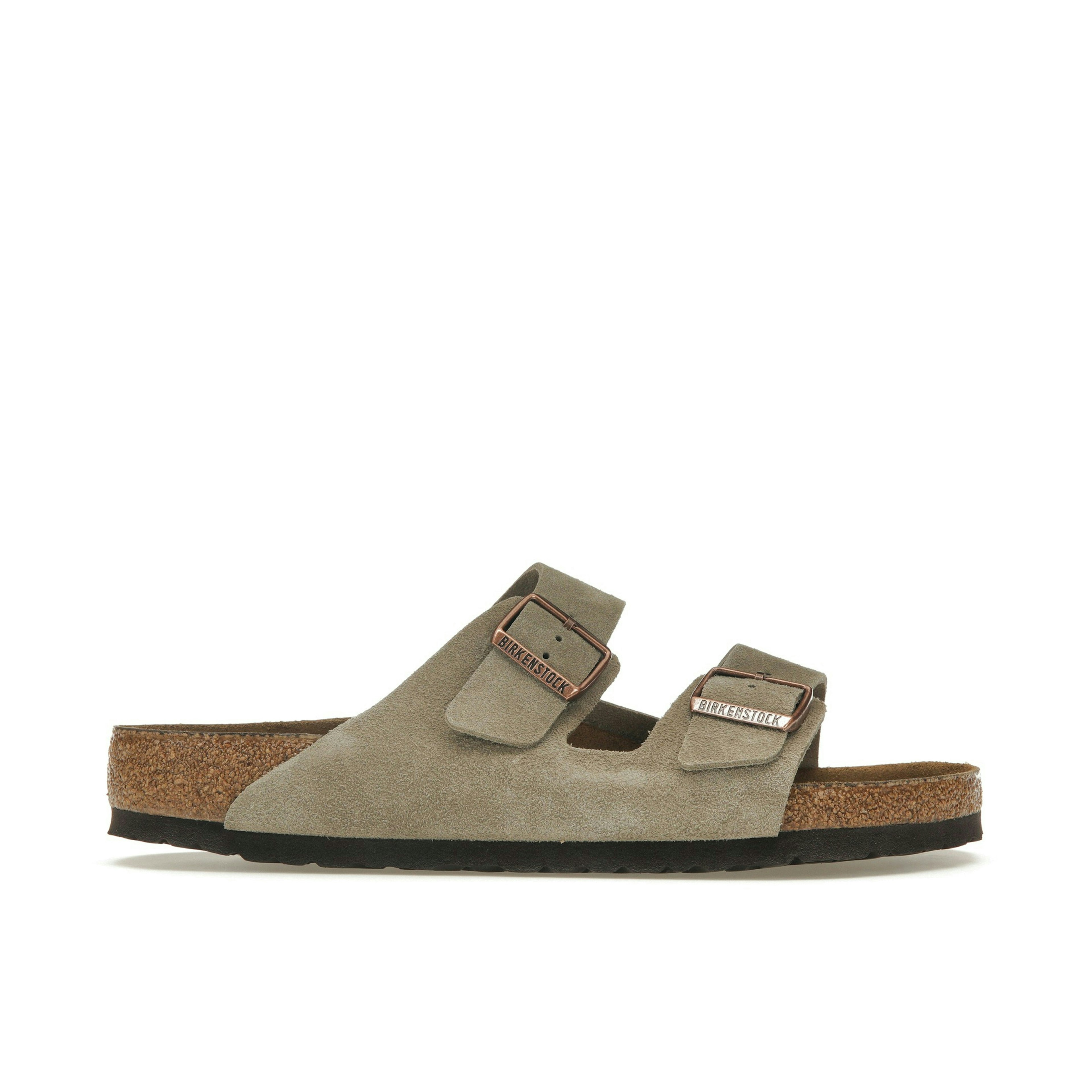 Birkenstock Arizona Soft Footbed Suede Taupe (Narrow Fit)