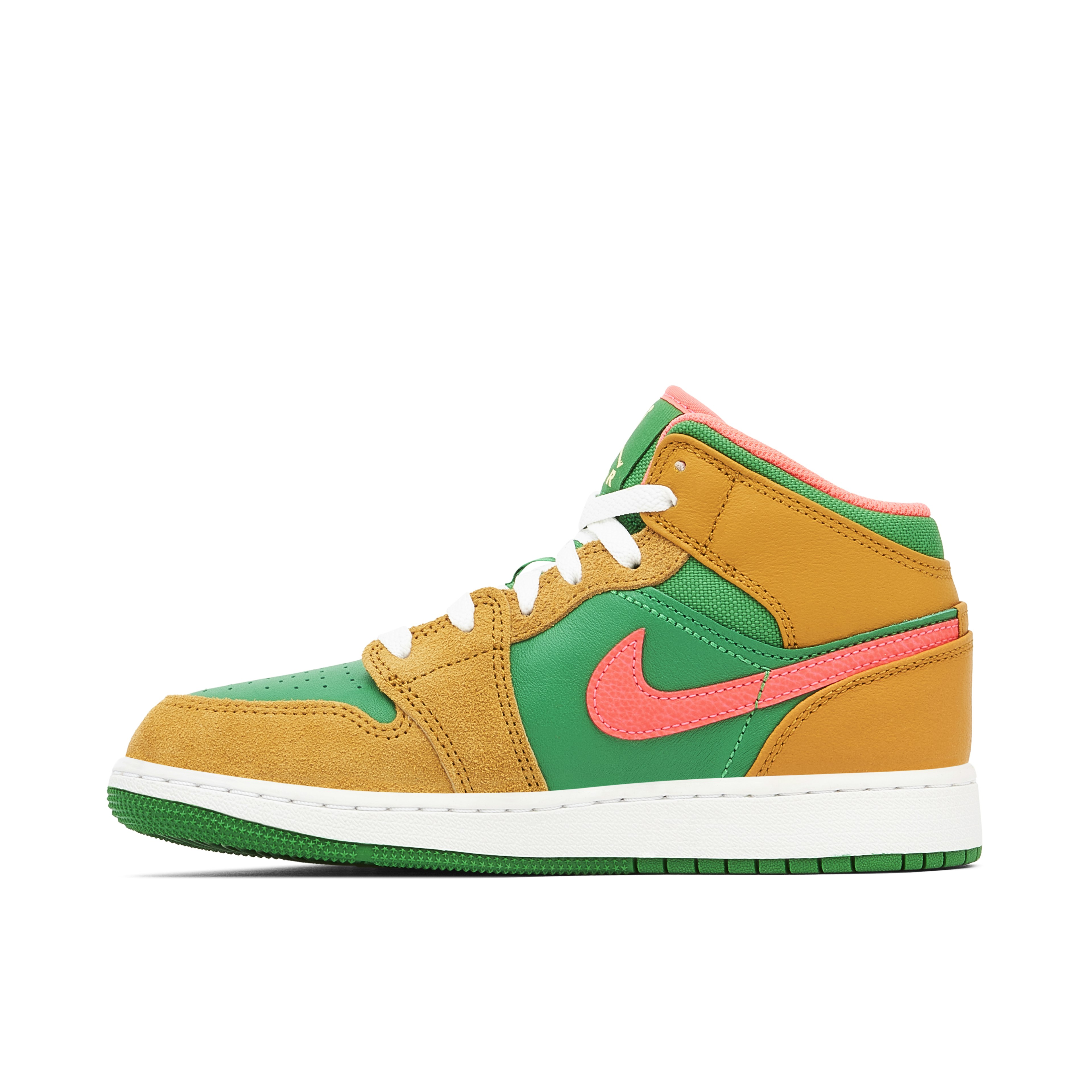 Air Jordan 1 Mid Wheat Watermelon GS