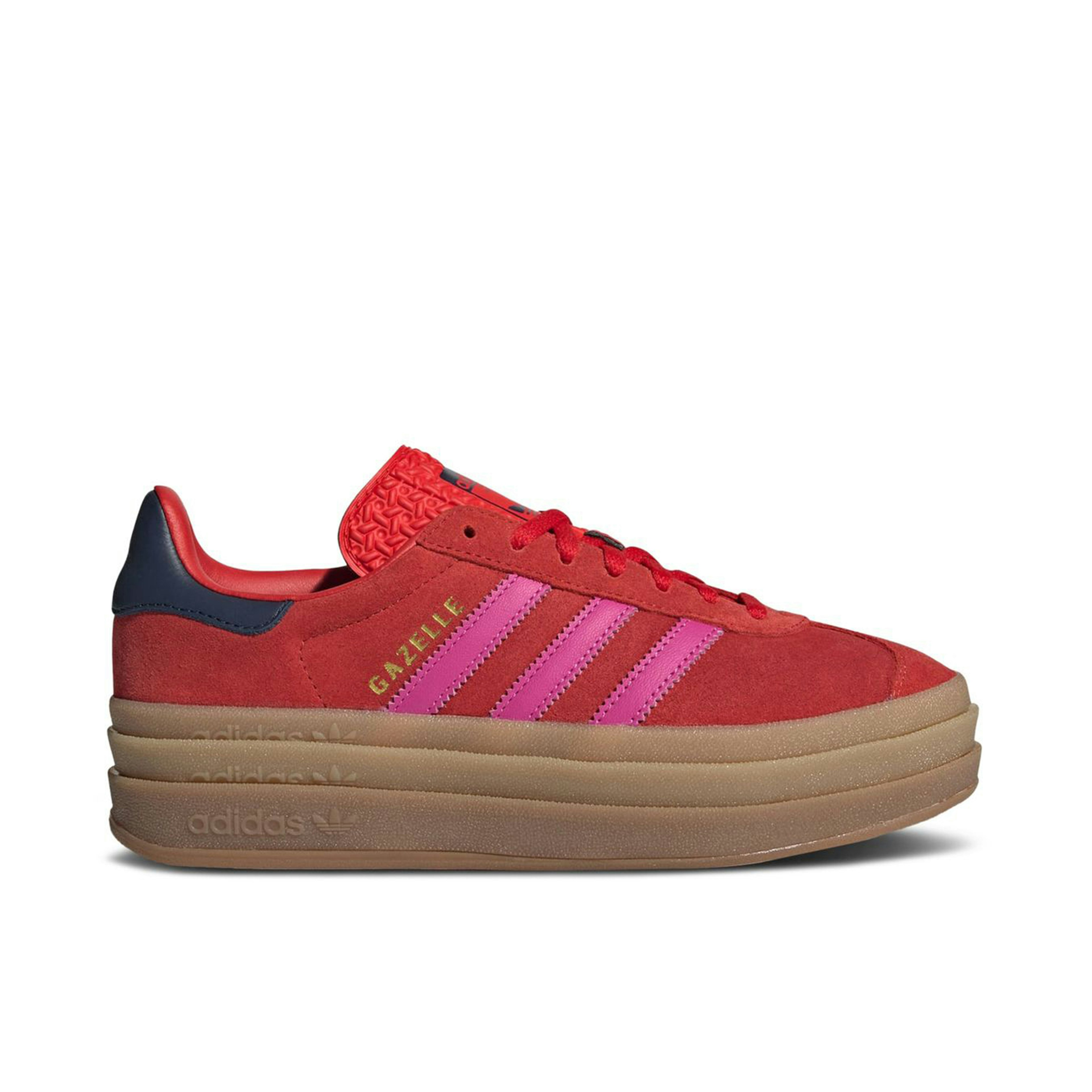 Adidas Gazelle Bold Red Semi Lucid Fuchsia Womens