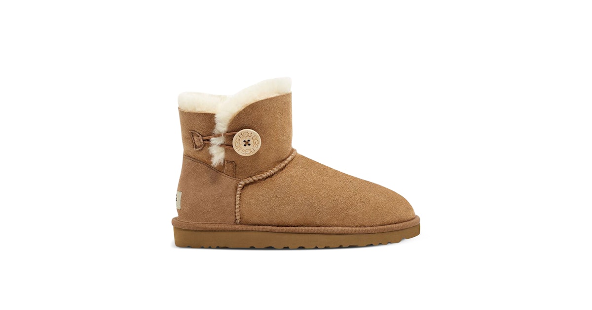 UGG Mini Bailey Button II Chestnut Womens | 1016422-CHE | Laced