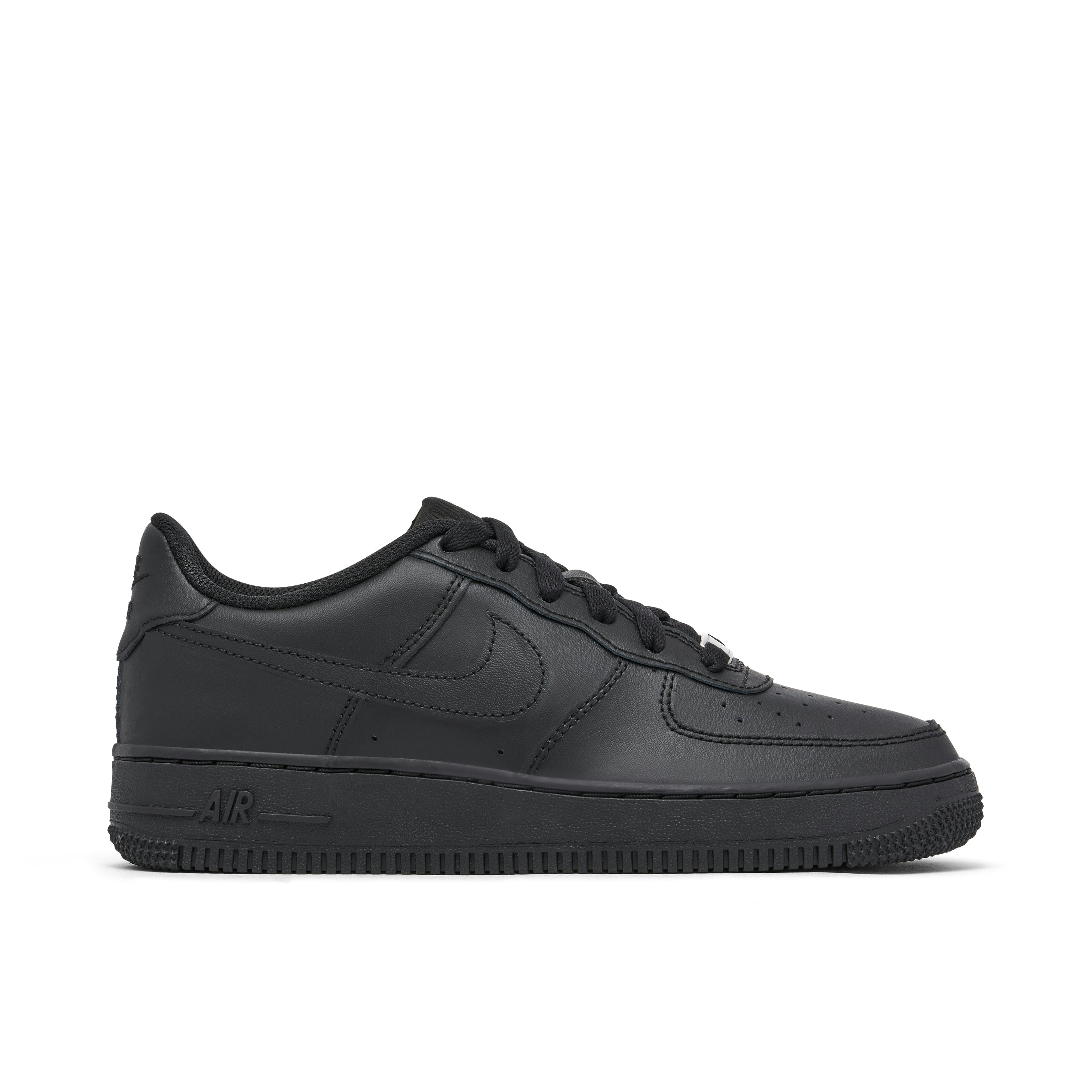 nike and Air Force 1 Low LE Black GS (2021)