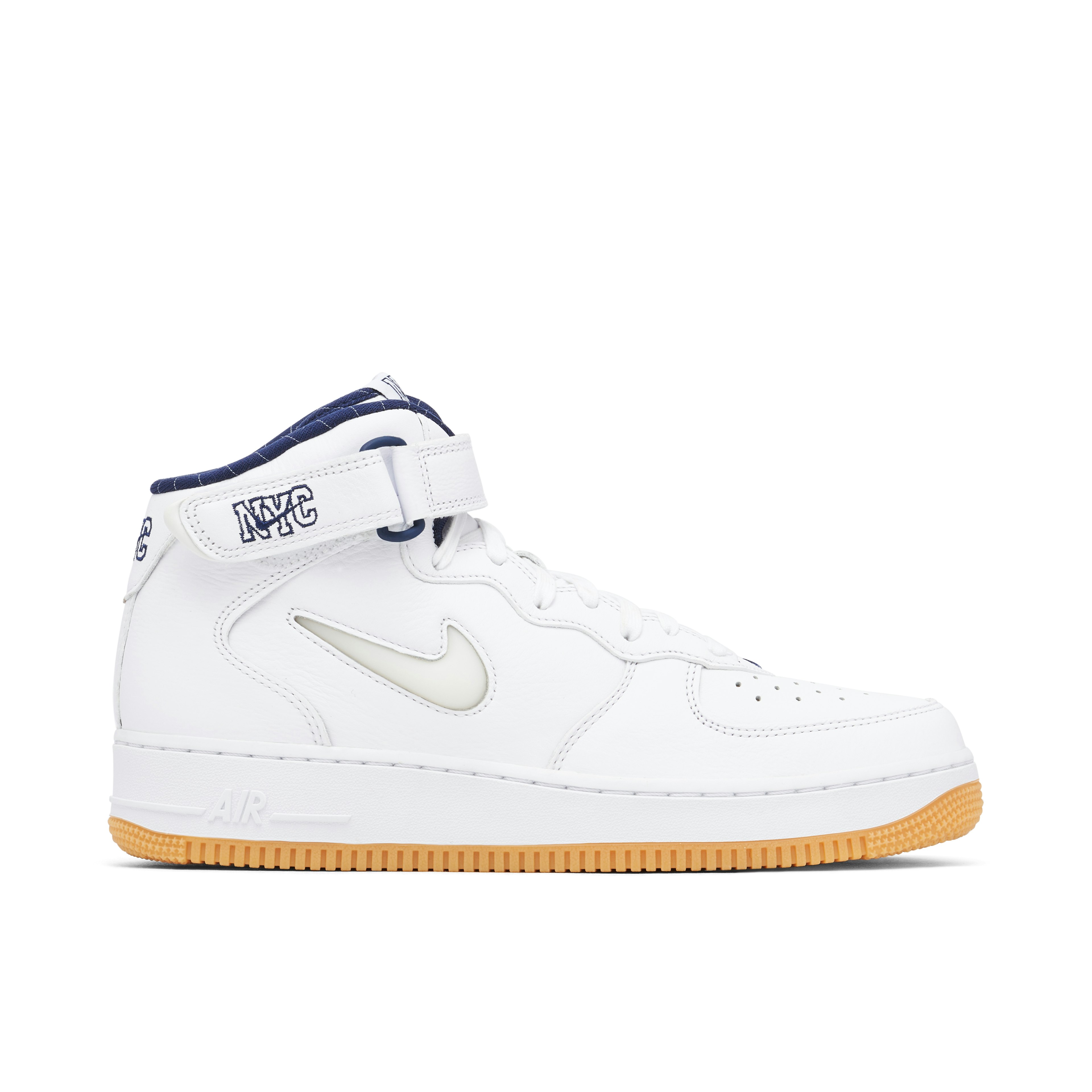 Nike Air Force 1 Mid Jewel NYC White Midnight Navy