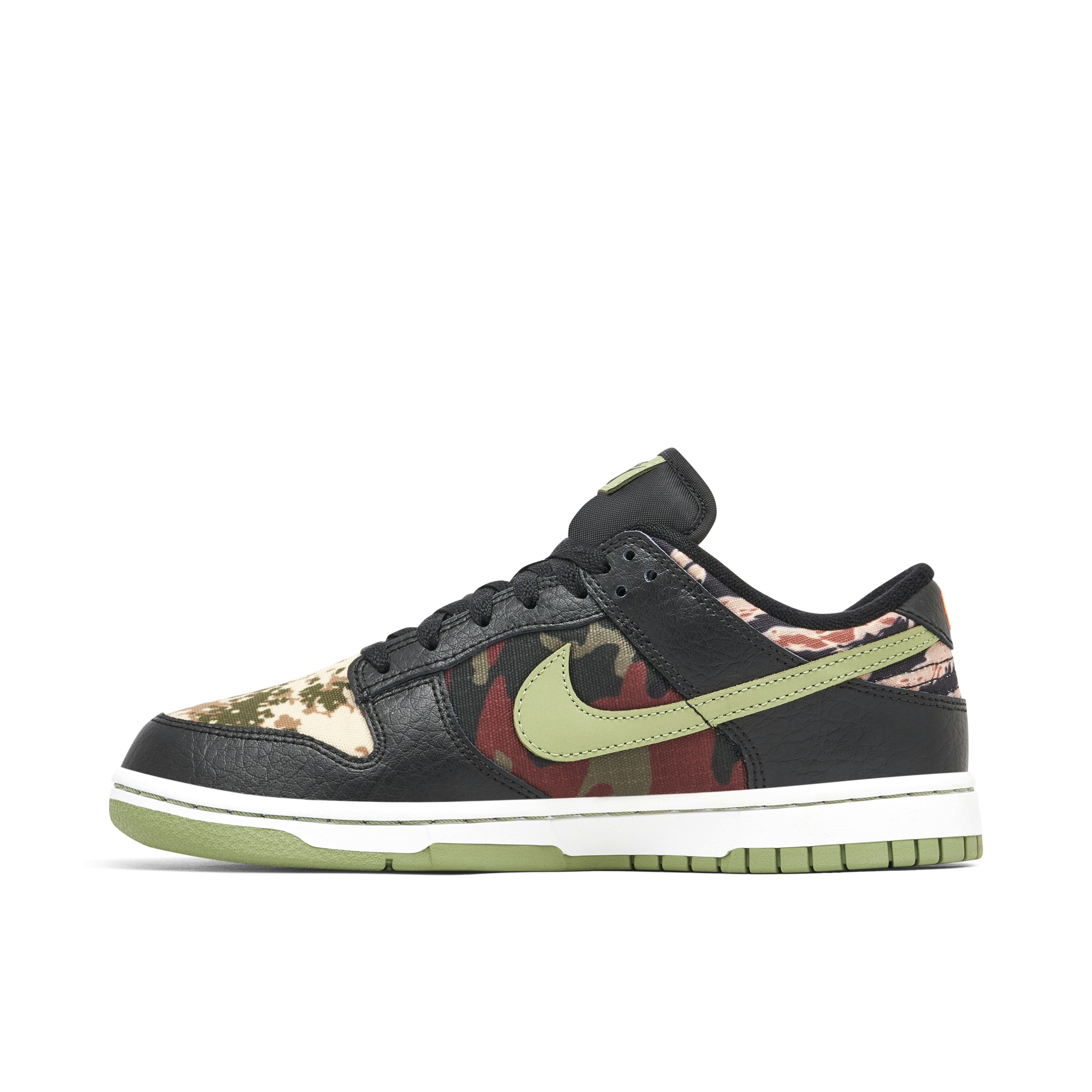 Nike Dunk Low Crazy Camo Oil Green