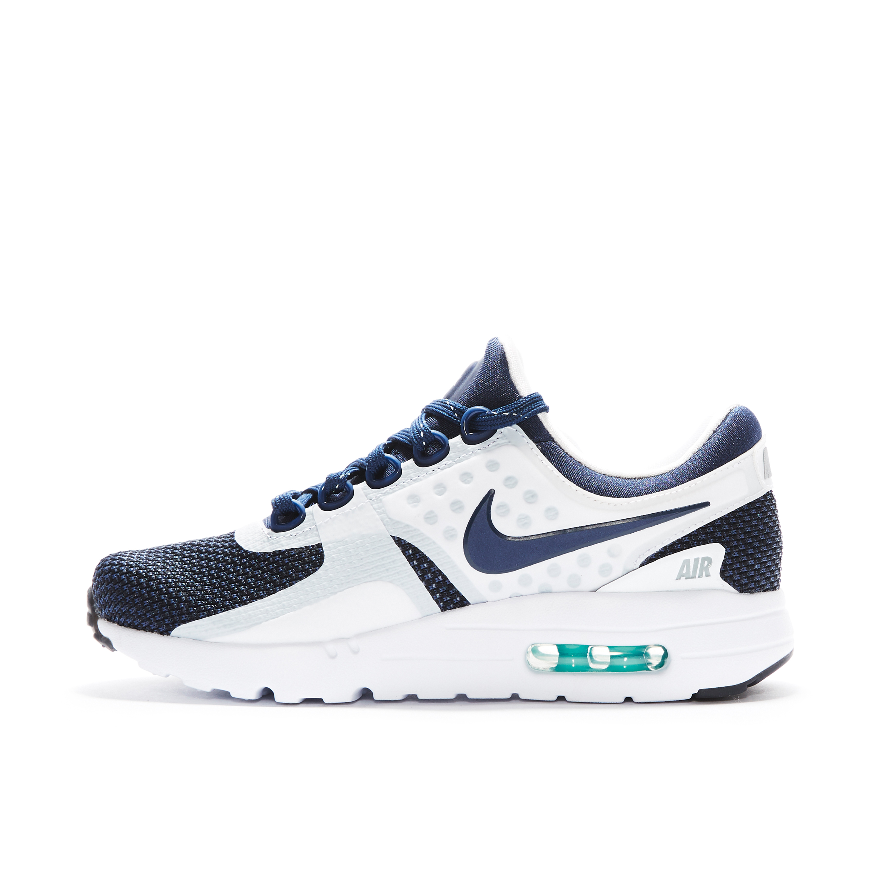 Air max zero navy and white best sale