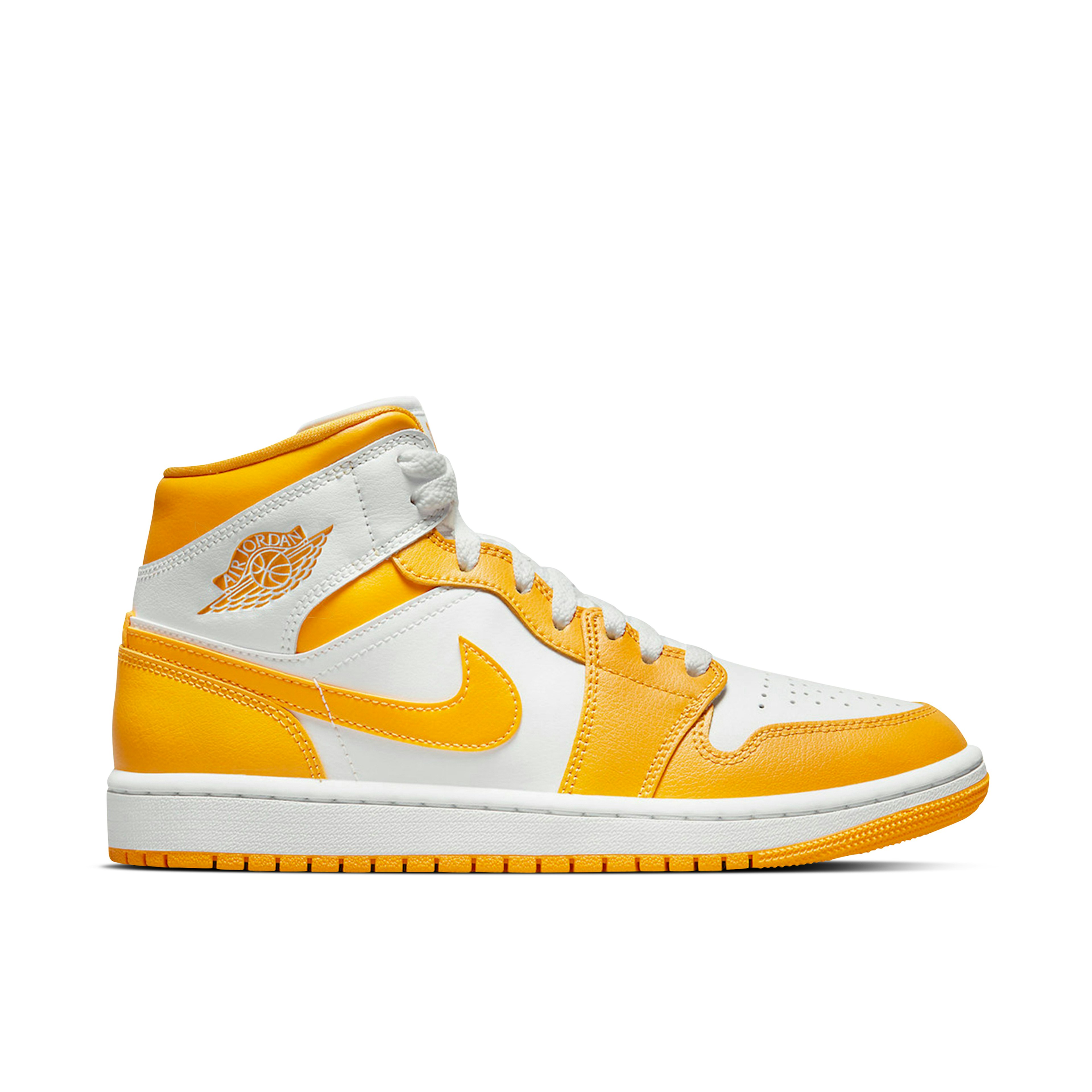 Air Jordan 1 Mid White Yellow für Damen