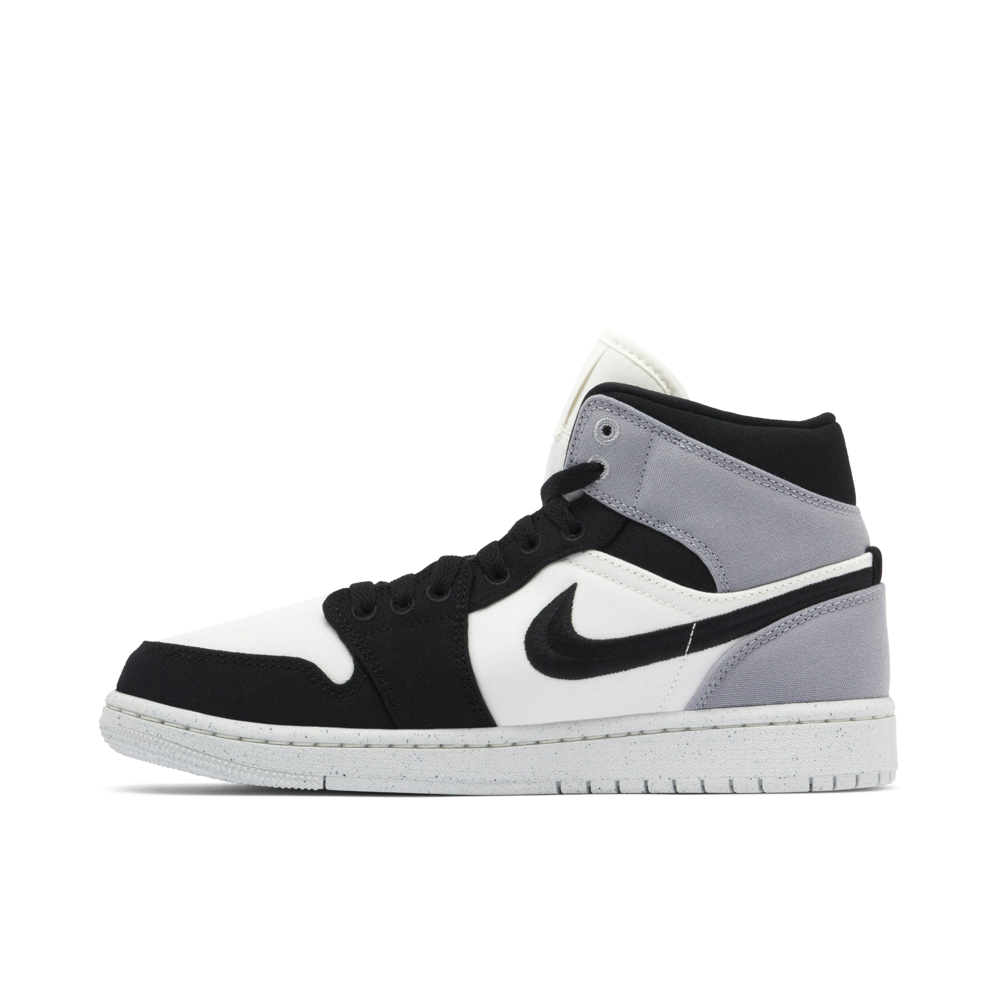 Air Jordan 1 Mid SE Canvas Steel Grey