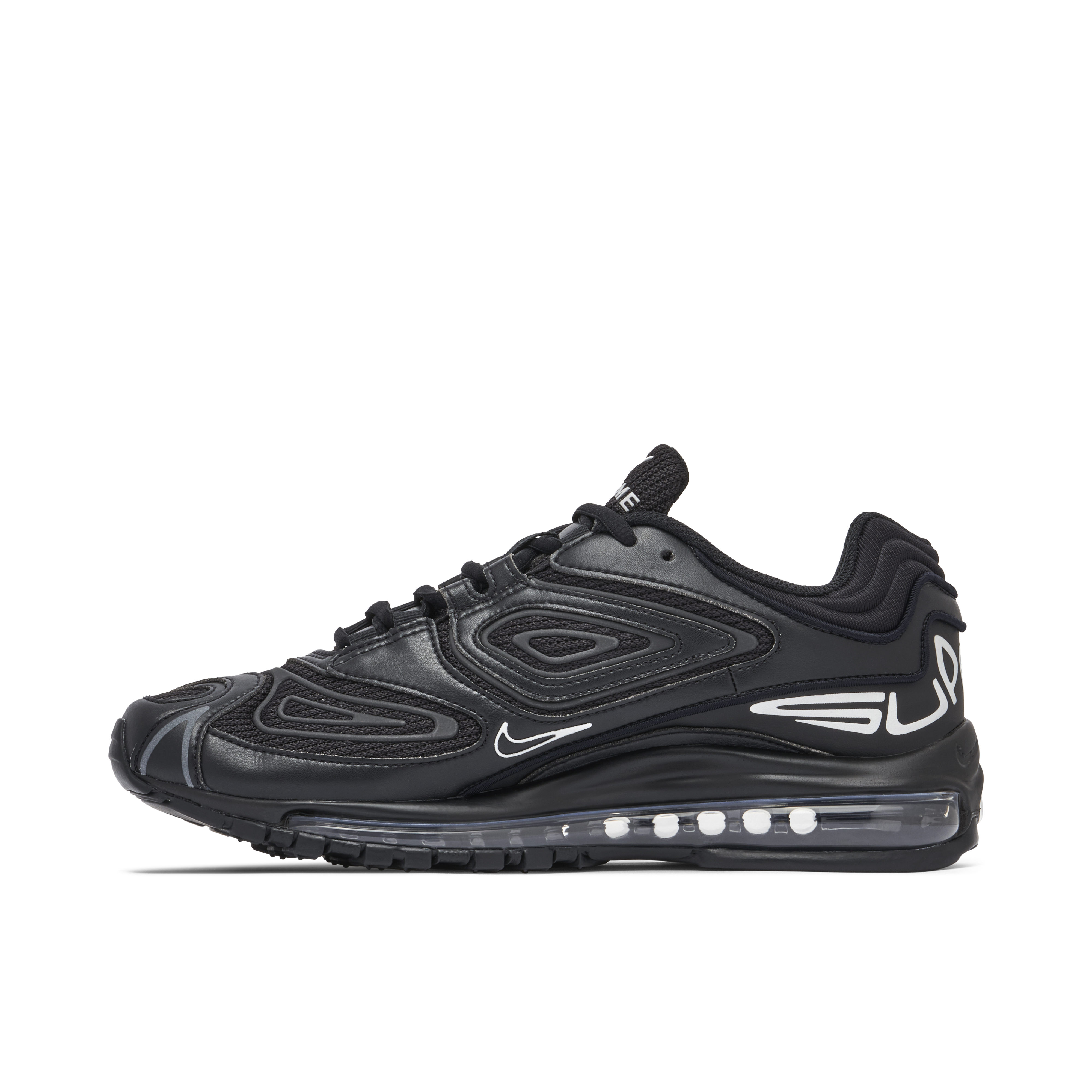 Nike Air Max 98 TL x Supreme Black DR1033 001 Laced