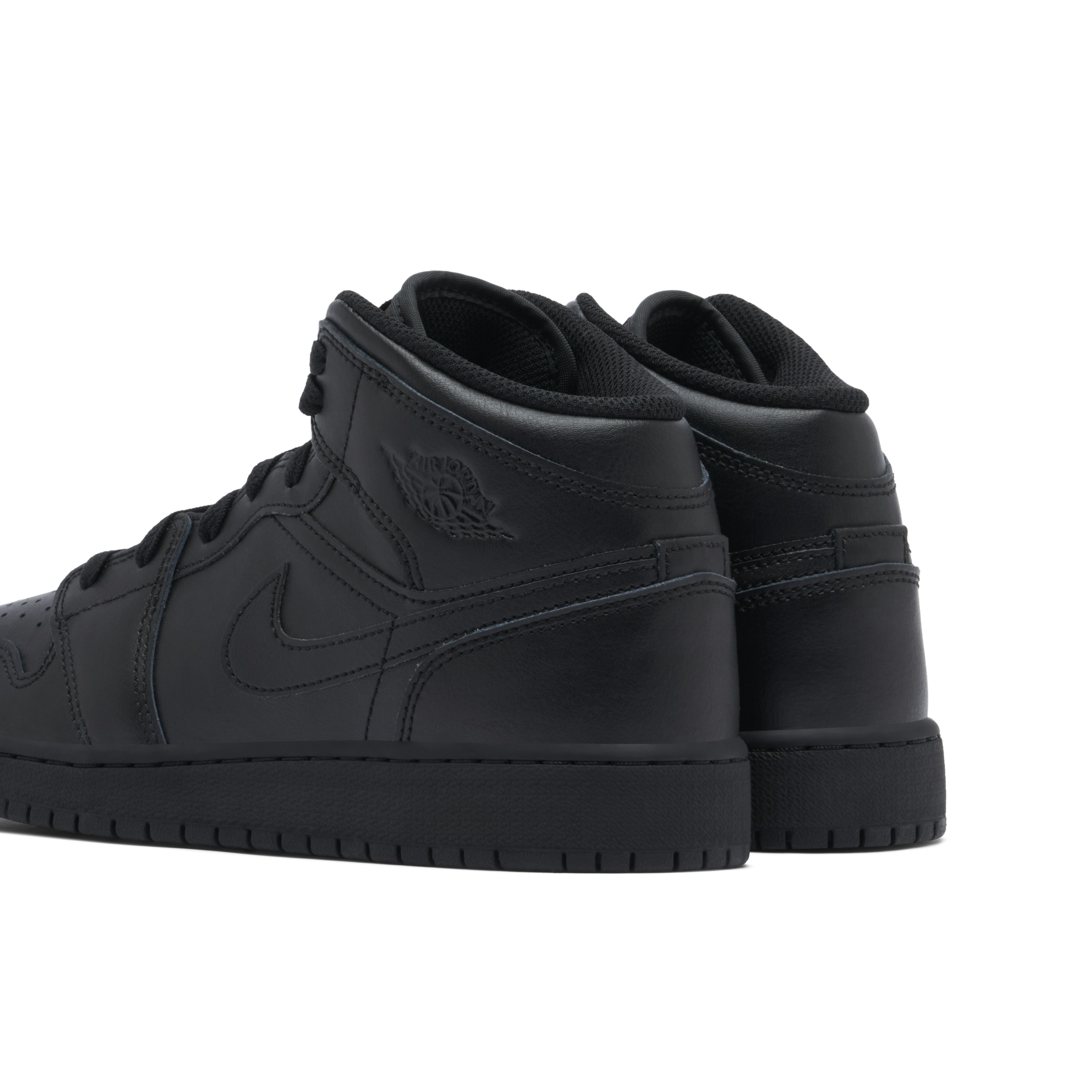 Air Jordan 1 Mid Triple Black GS