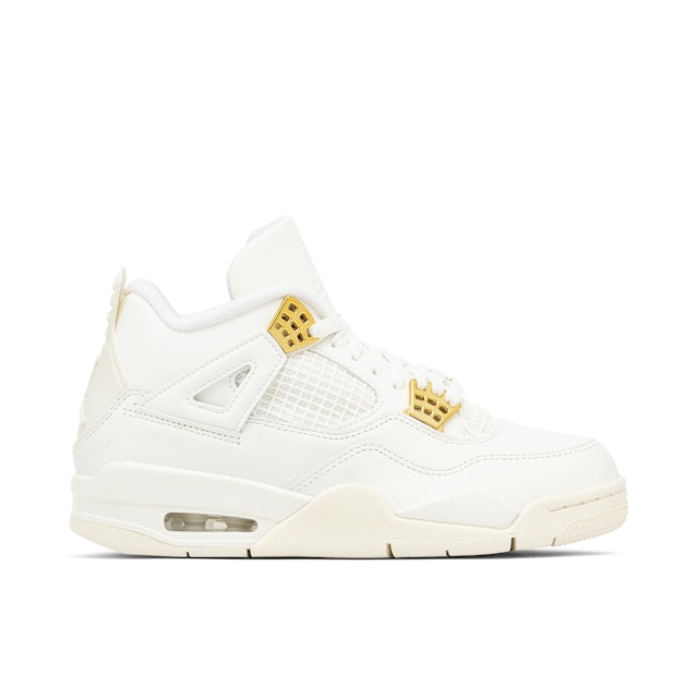 Air Jordan 4 Retro Sail Metallic Gold Womens | AQ9129-170 | Laced