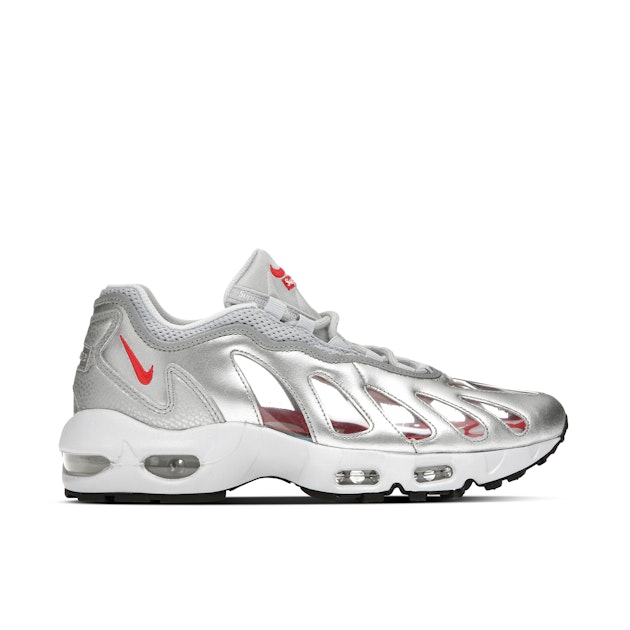 Supreme x Nike Air Max 96 Silver Bullet CV7652-001 Laced