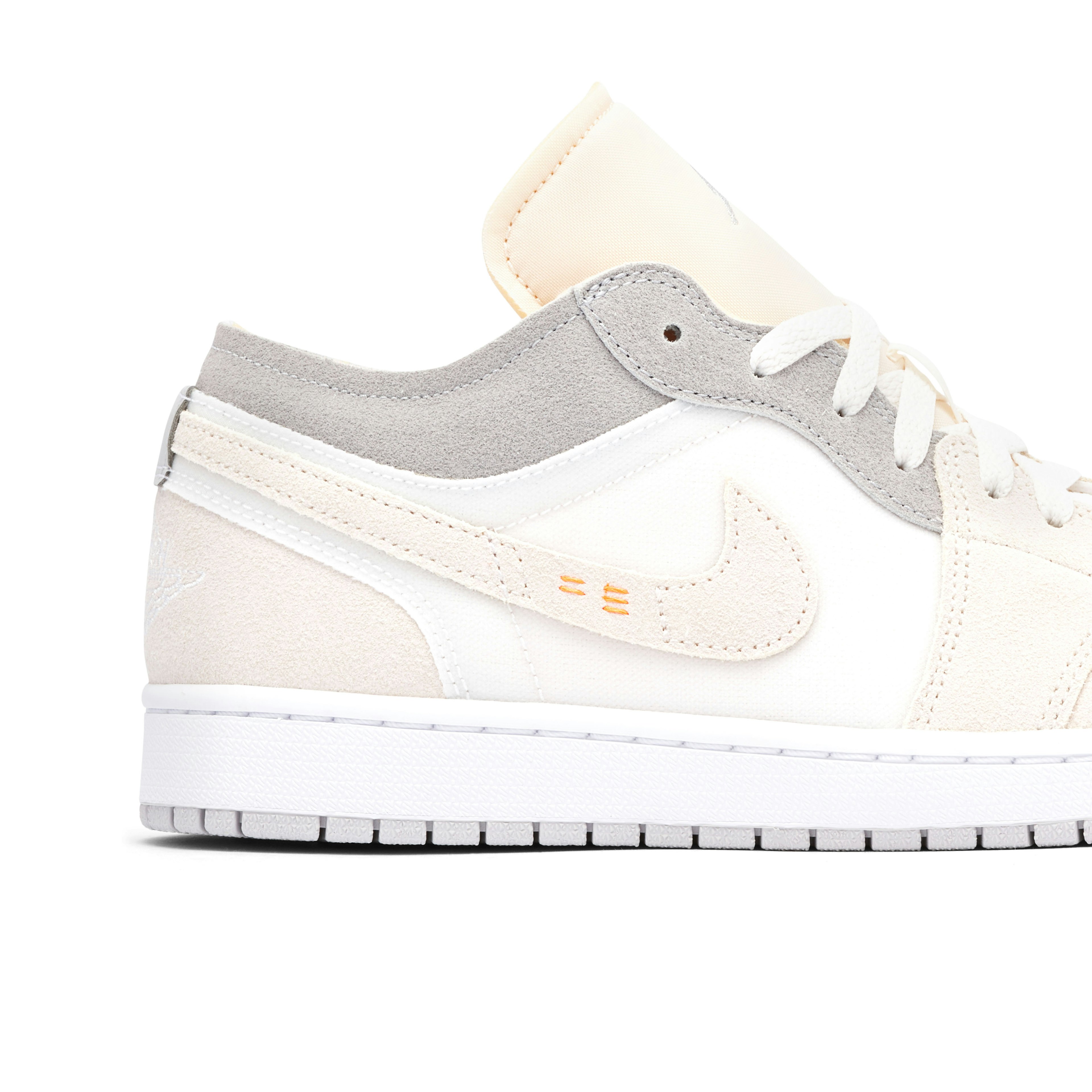 Air Jordan 1 Low Craft Inside Out White Grey