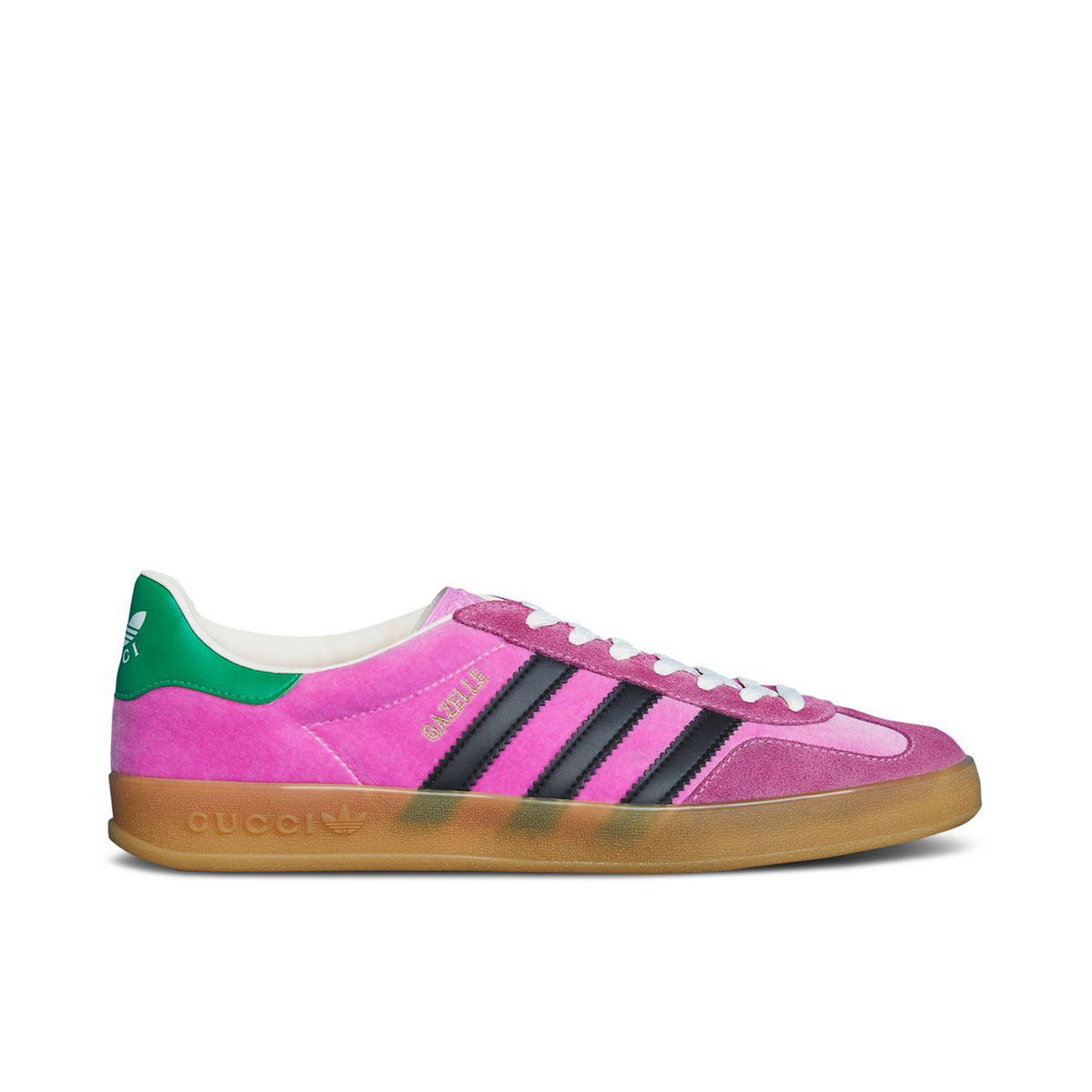 Adidas Gazelle x Gucci Light Pink | HQ8852 | Laced Adidas Gazelle x Gucci Light Pink | HQ8852 | Laced