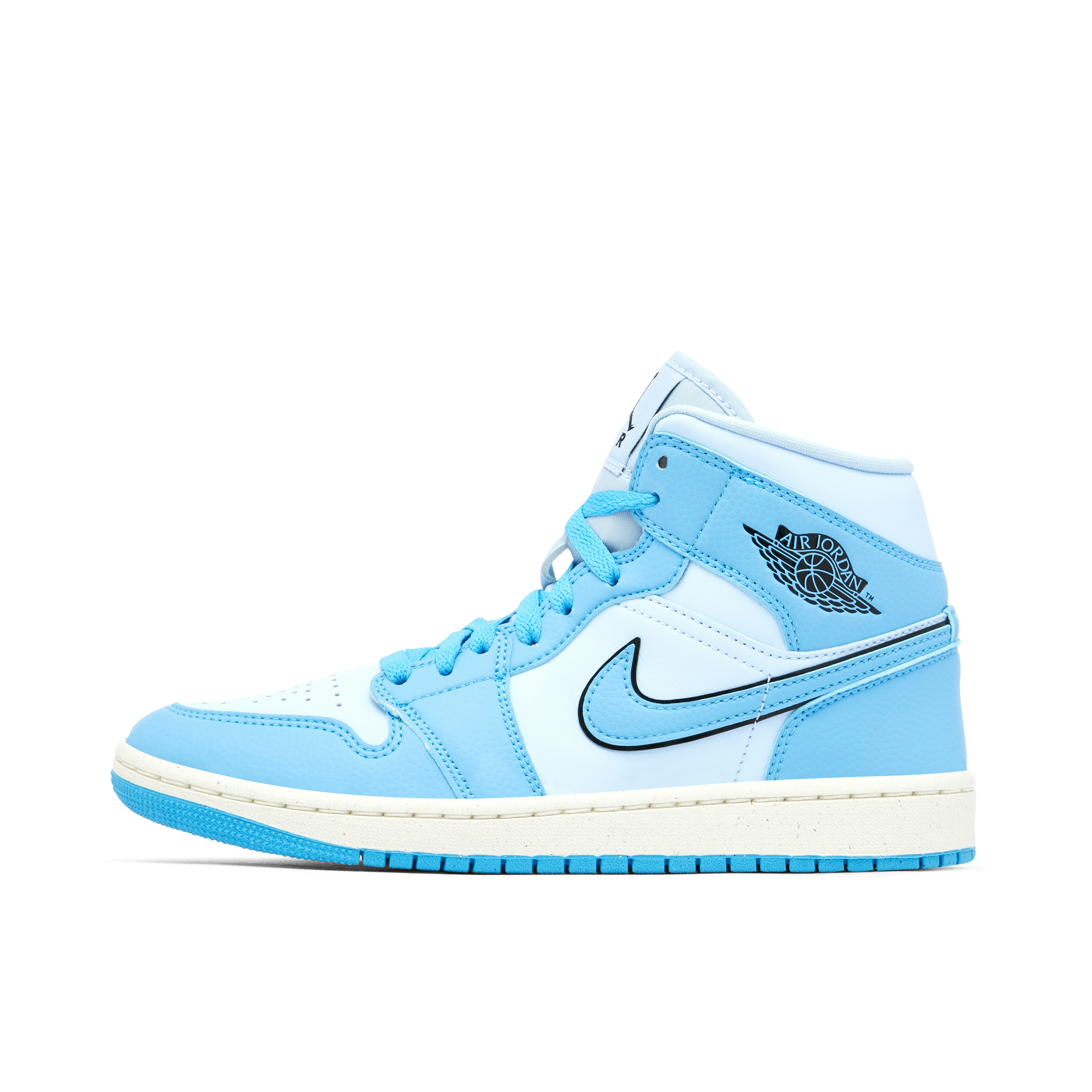 Air Jordan 1 Mid Ice Blue Femme
