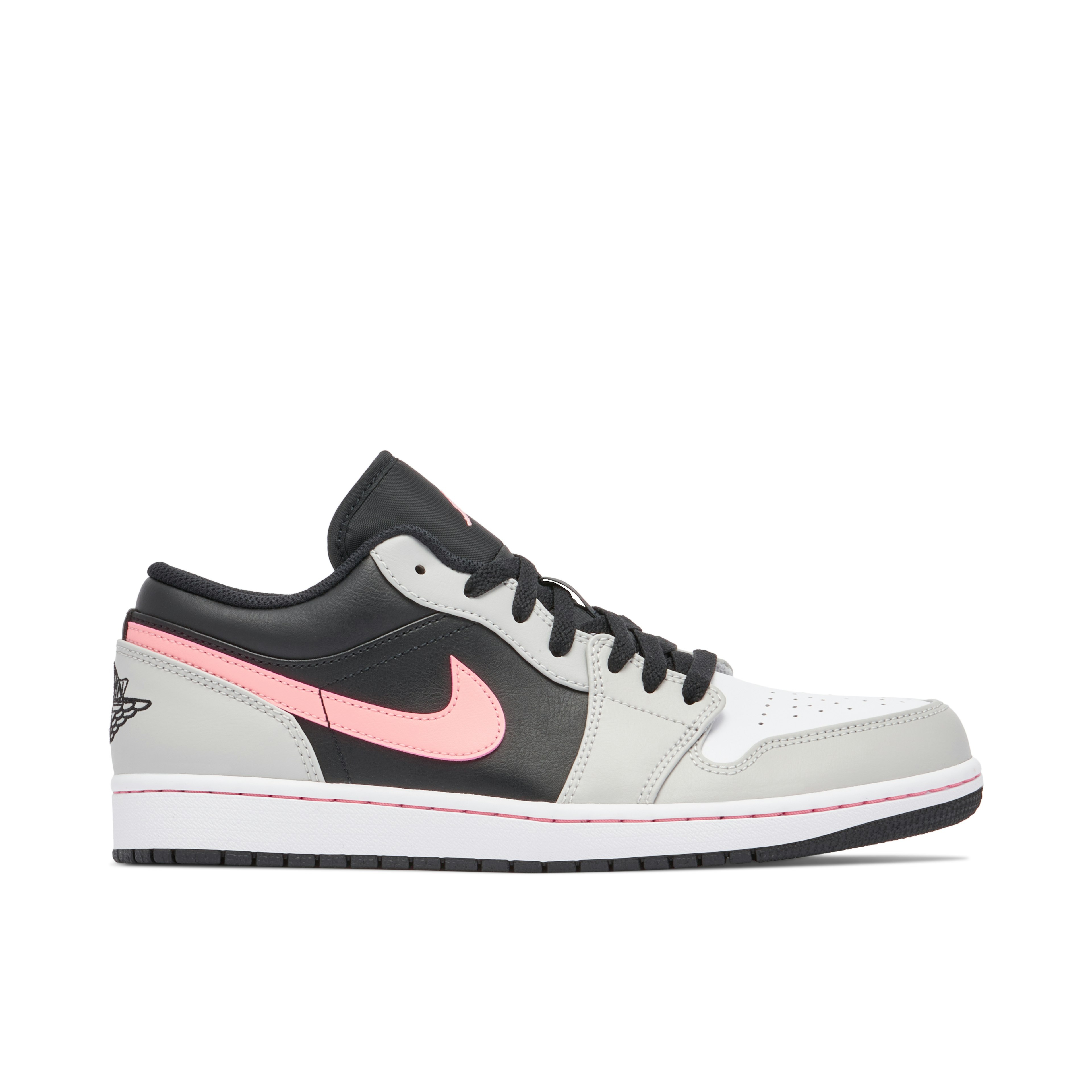Air Jordan 1 Low Grey Black Pink
