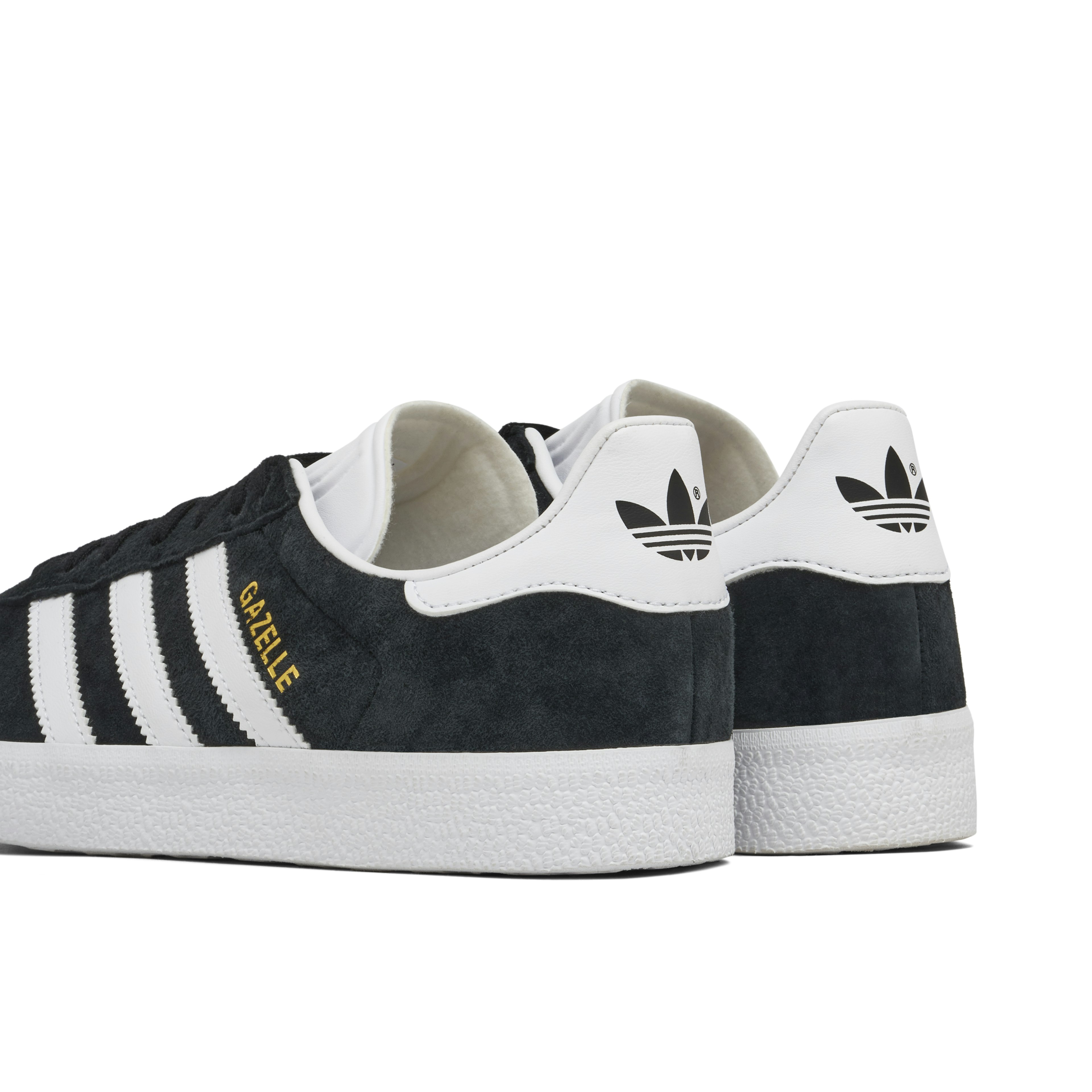 adidas Gazelle Core Black White Gold
