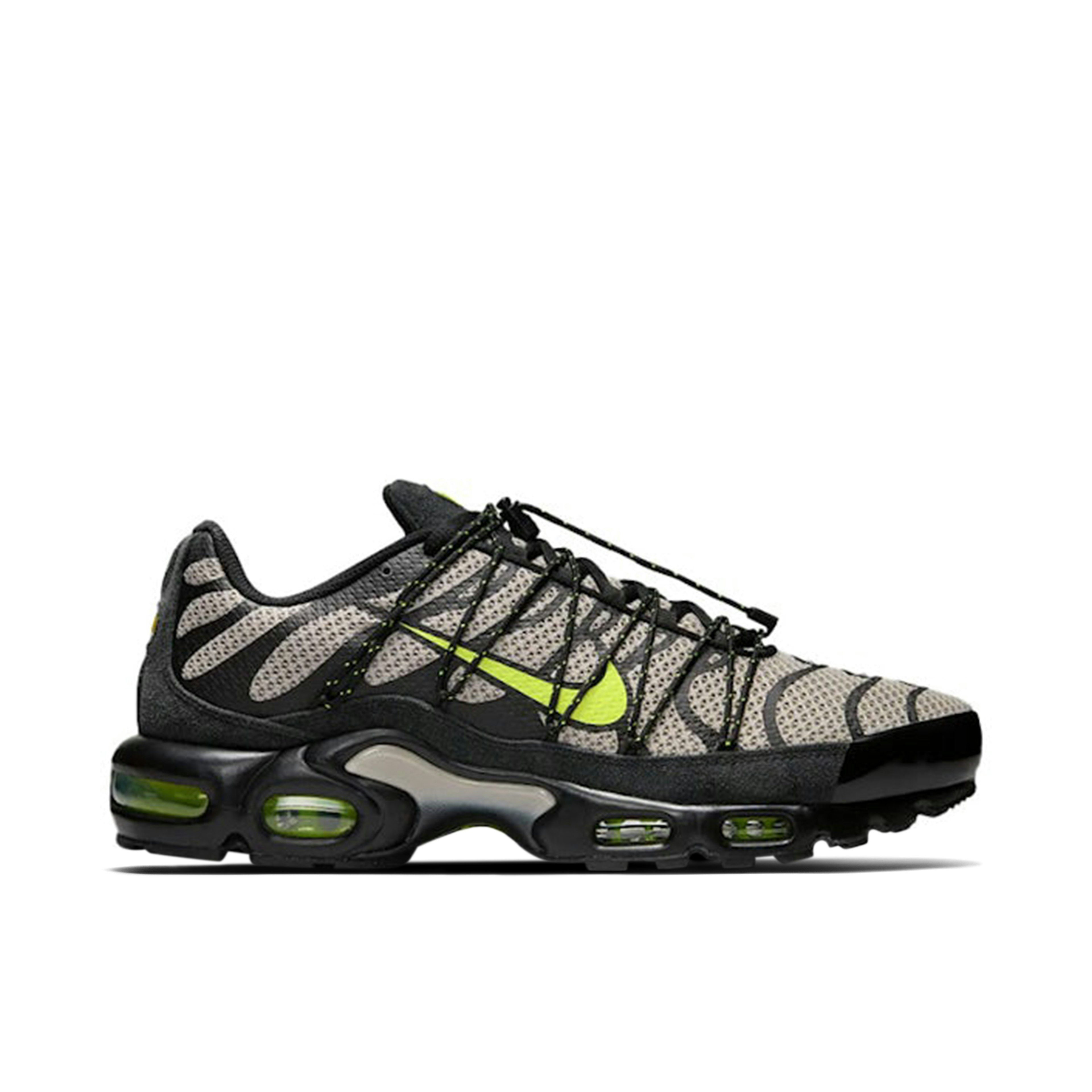 Nike Air Max Plus Utility Black College Grey Volt