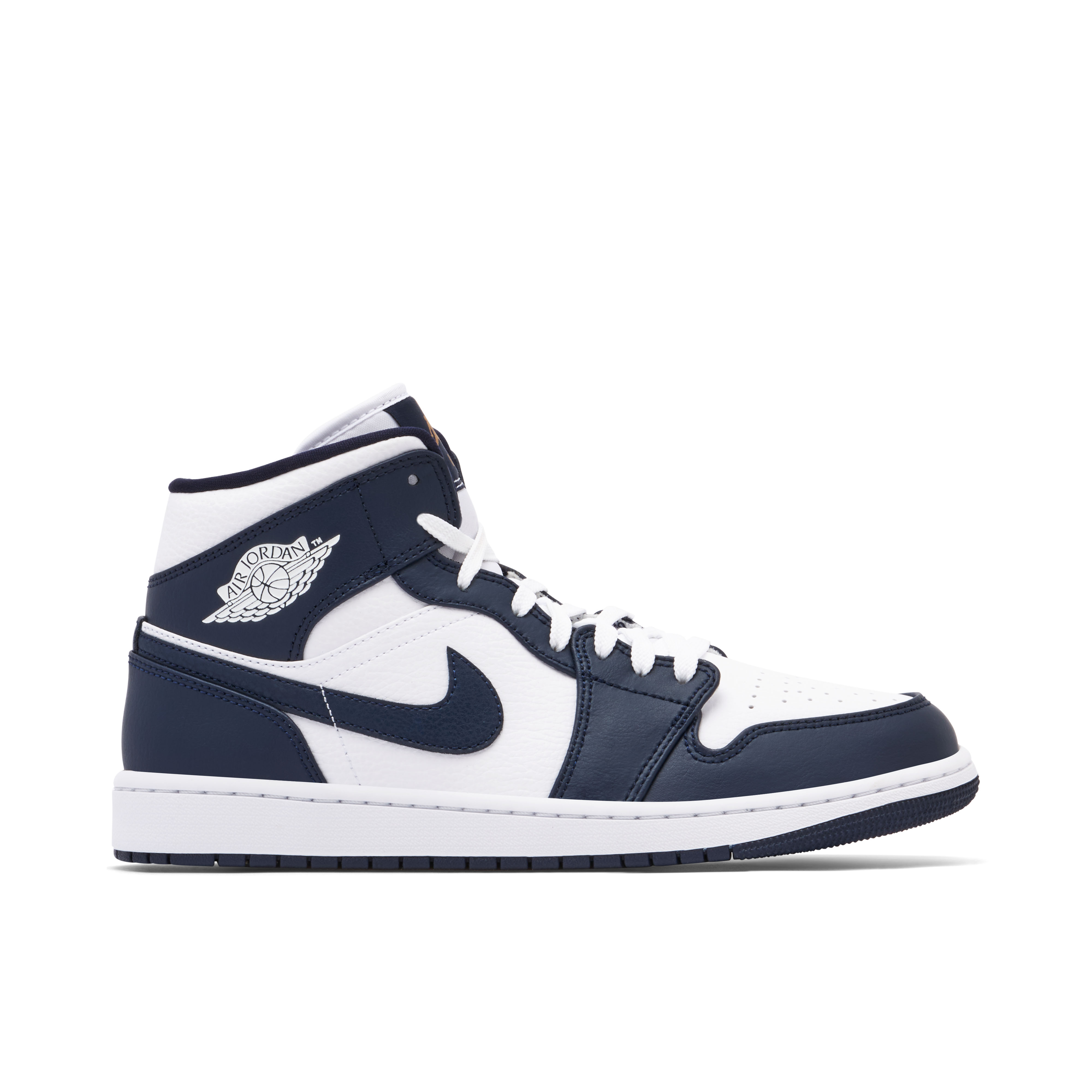 Air jordan 1 mid bleu et noir best sale