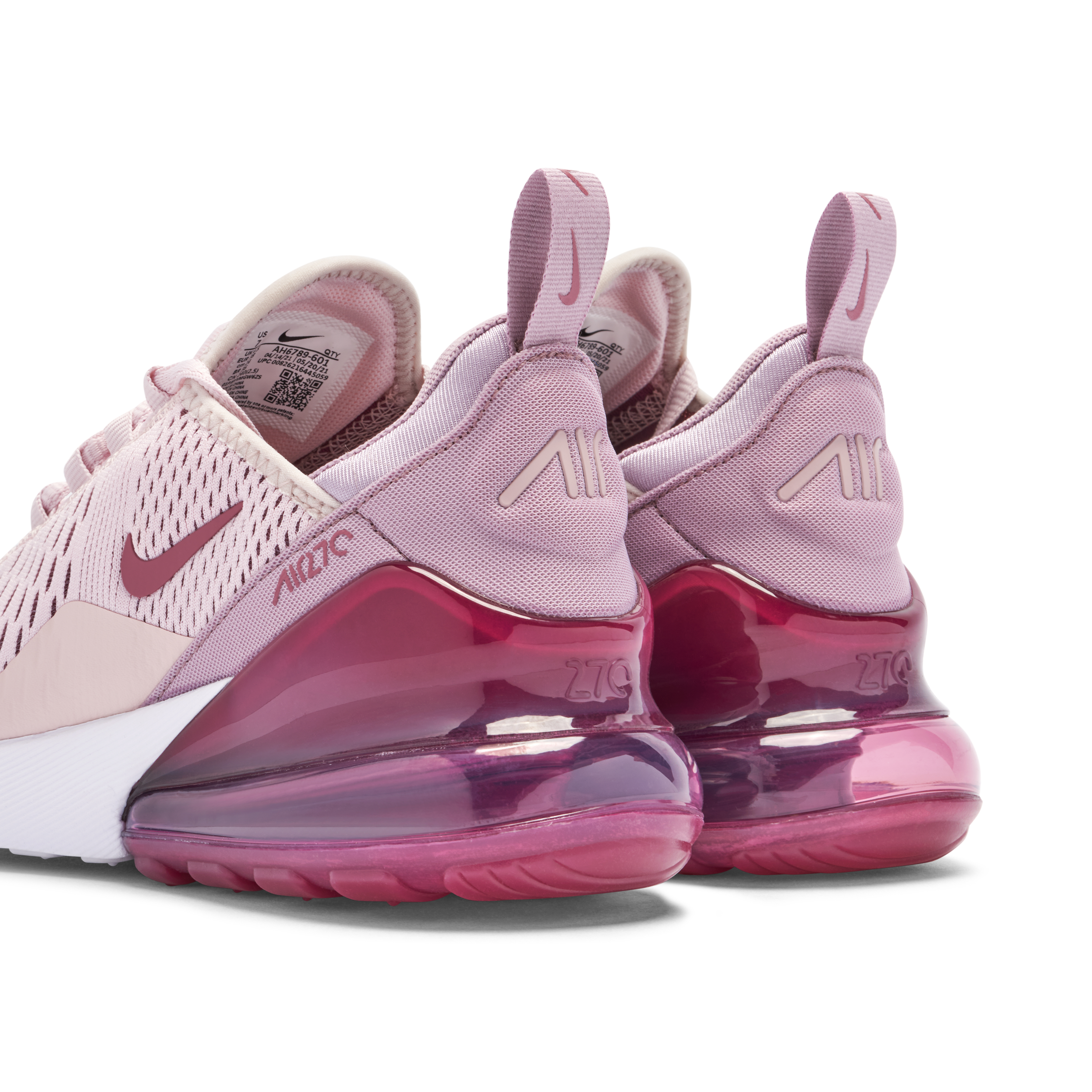 Nike women's air max 270 shoes barely rose best sale