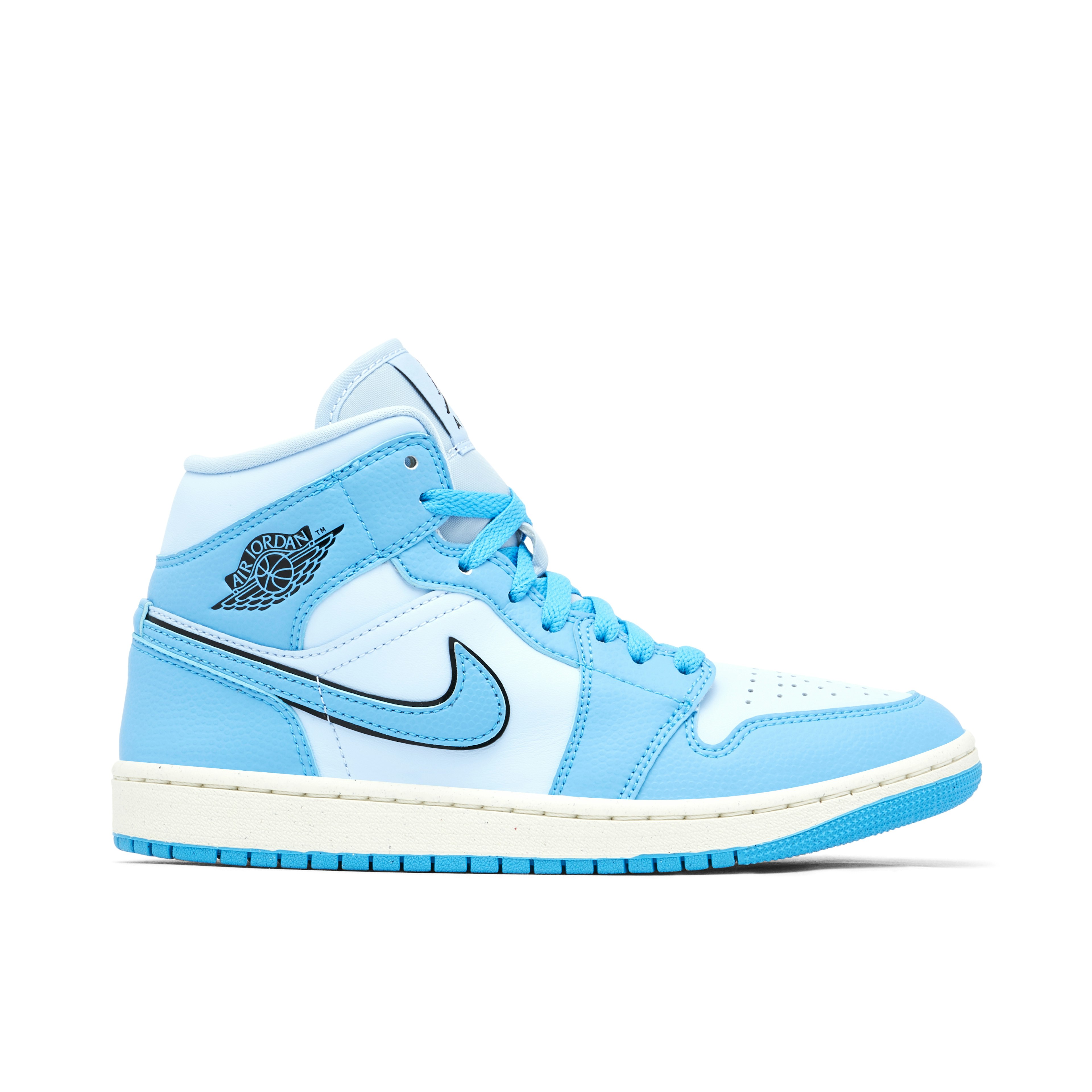 Air Jordan 1 Mid Ice Blue für Damen